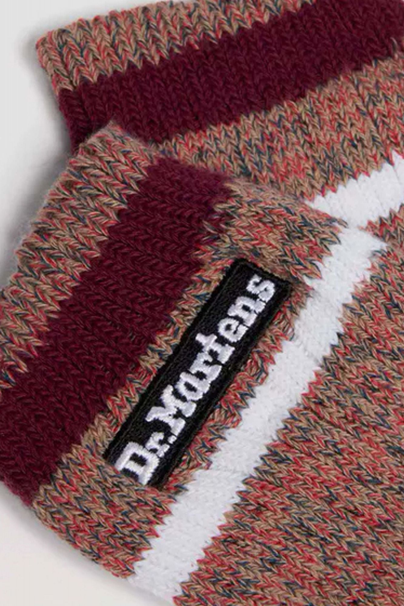DR. MARTENS SHORT MARL SOCK en color BURDEOS (3)