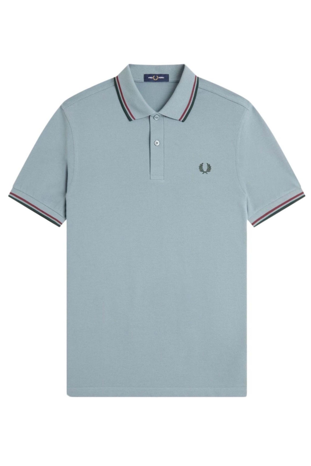 FRED PERRY TWIN TIPPED en color AZUL (1)