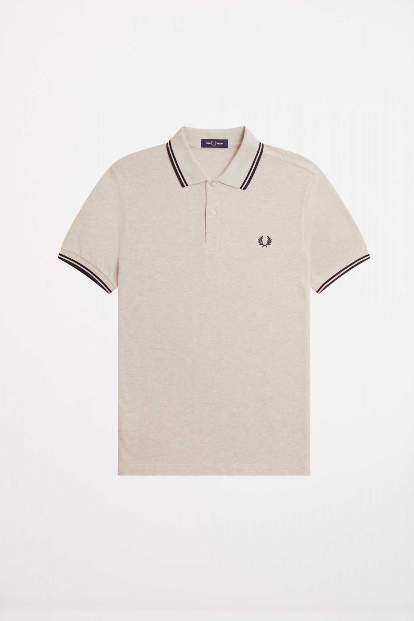 FRED PERRY TWIN TIPPED FRED PERRY SHIR en color BEIS (2)