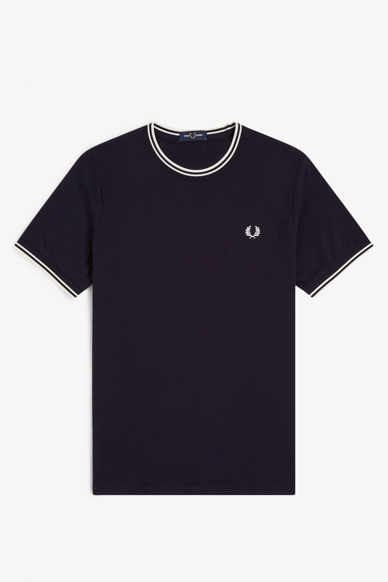 FRED PERRY TWIN TIPPED T-SHIRT en color AZUL (2)