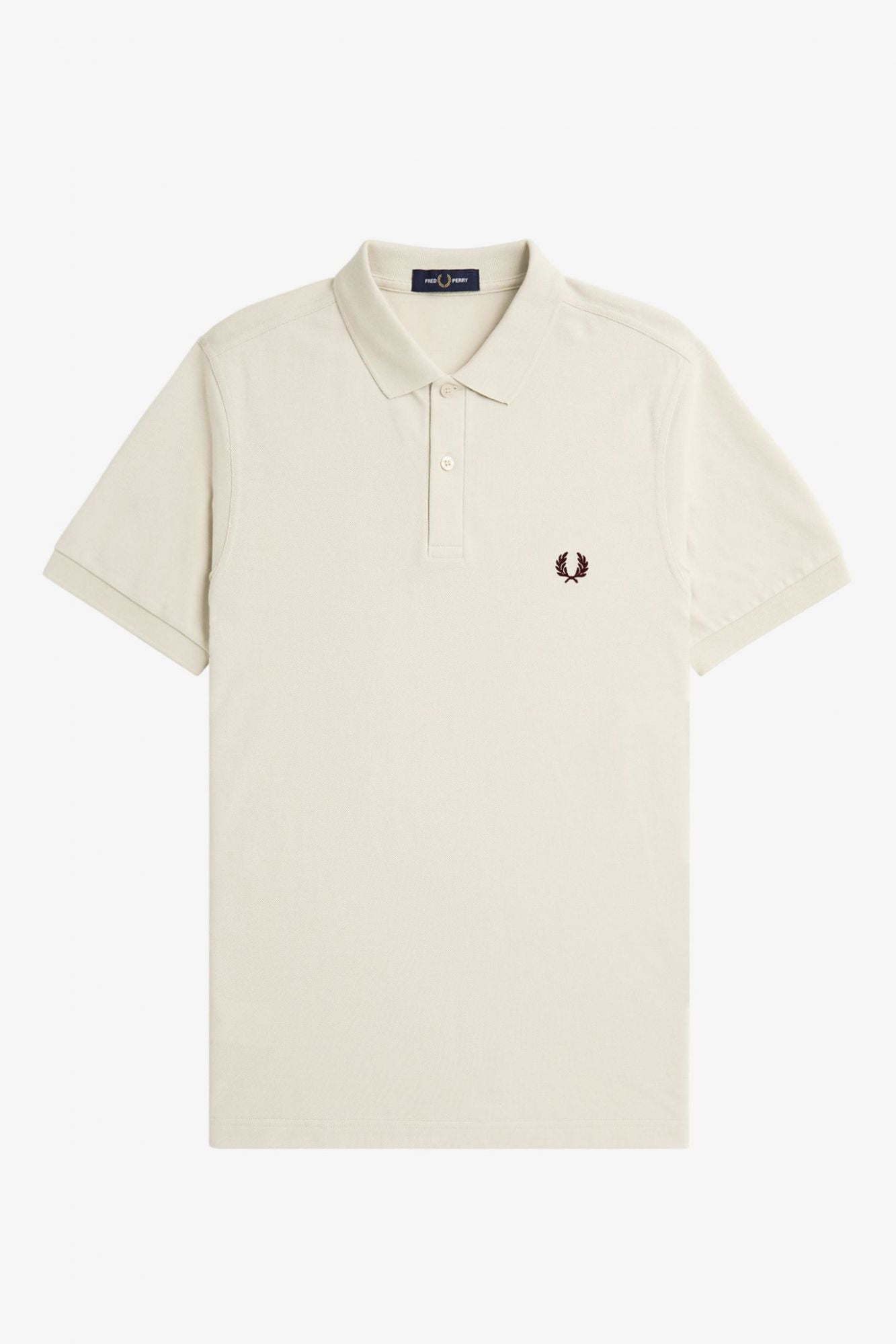 FRED PERRY PLAIN FRED PERRY SHIRT en color BEIS (2)
