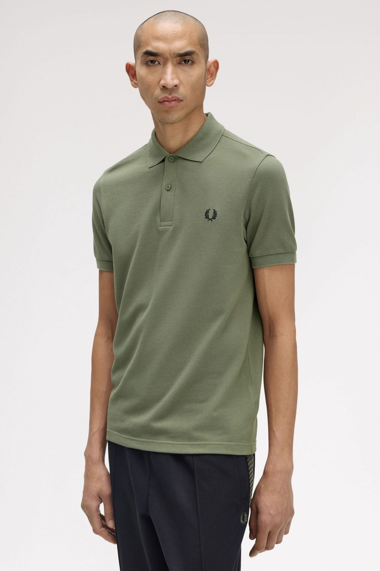 FRED PERRY PLAIN FRED PERRY SHIRT en color VERDE (4)