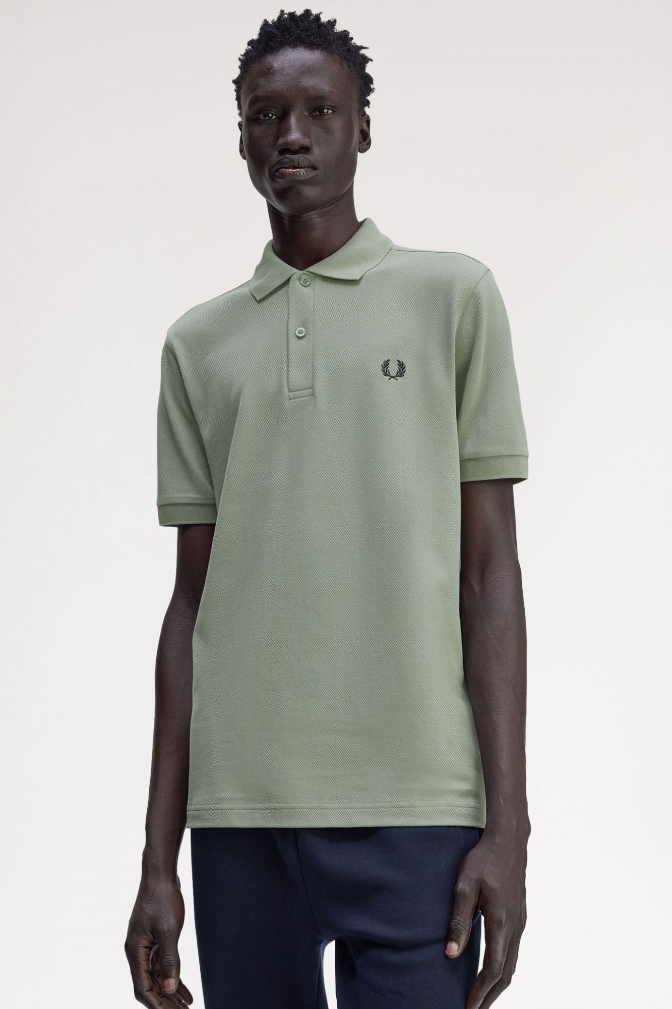 FRED PERRY PLAIN FRED PERRY SHIRT en color VERDE (4)