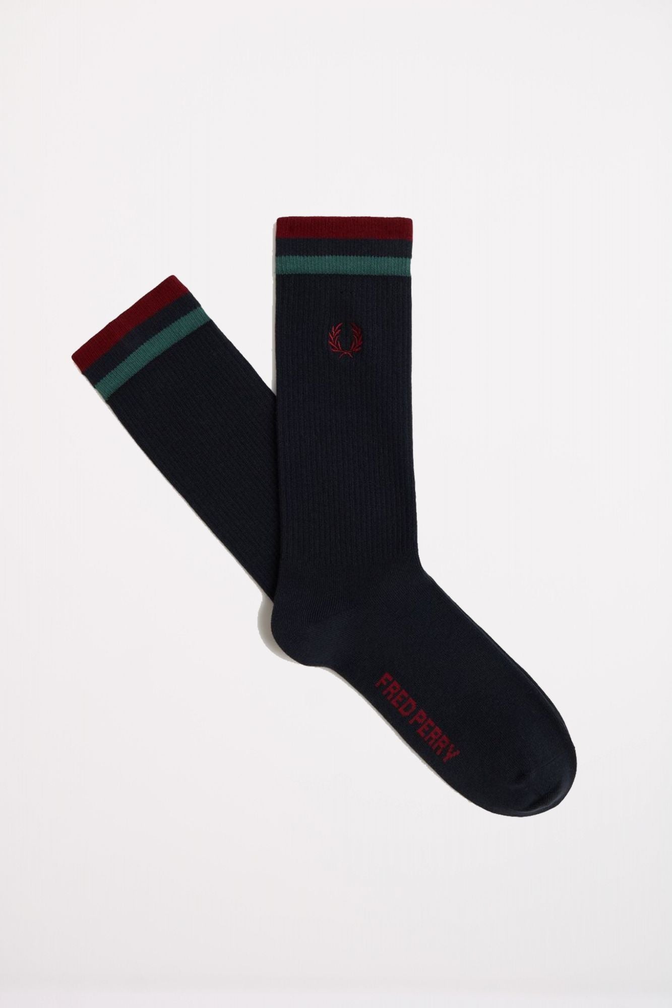 FRED PERRY TIPPED SPORTS SOCK en color AZUL (1)