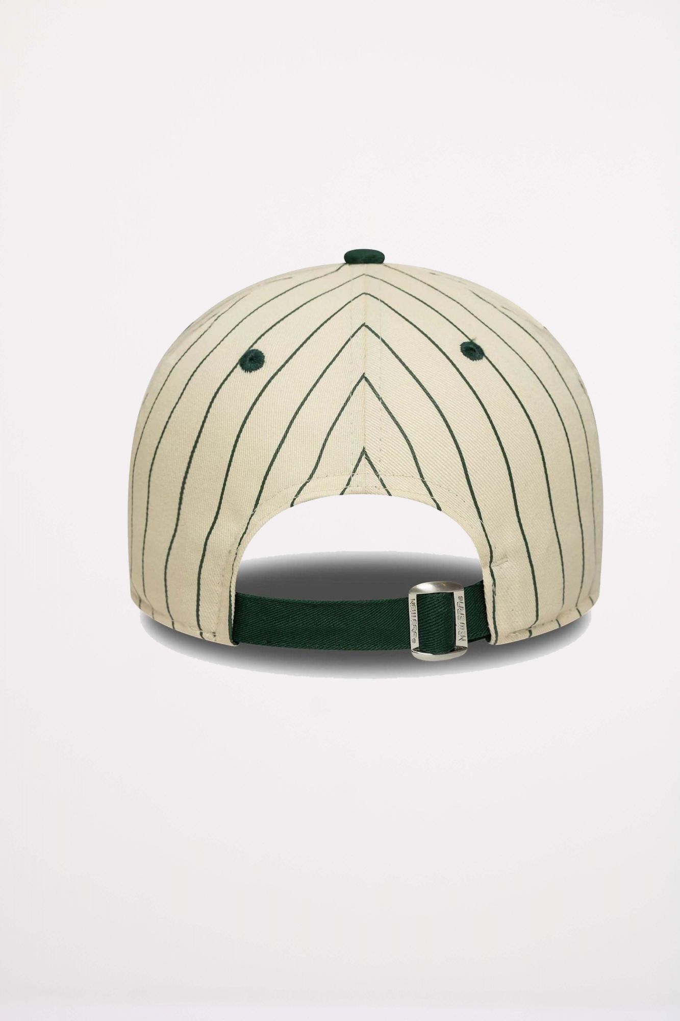 NEW ERA OAKLAND ATHLETICS MLB PINSTRIPE DARK GREEN 9TWENTY en color BEIS (4)