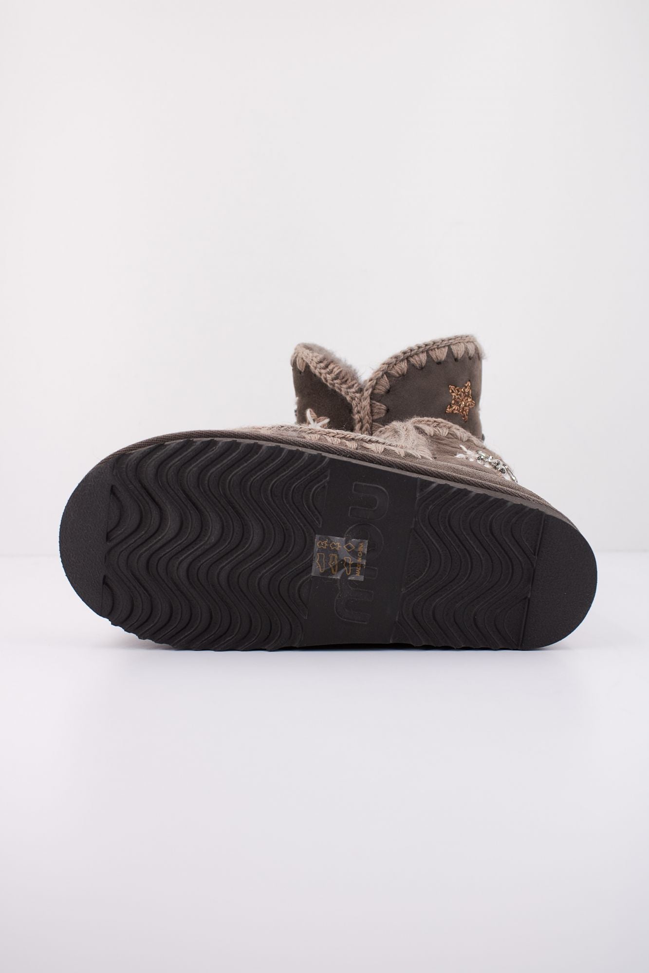 MOU ESKIMO WOOL STARS&RHINEST en color GRIS (5)