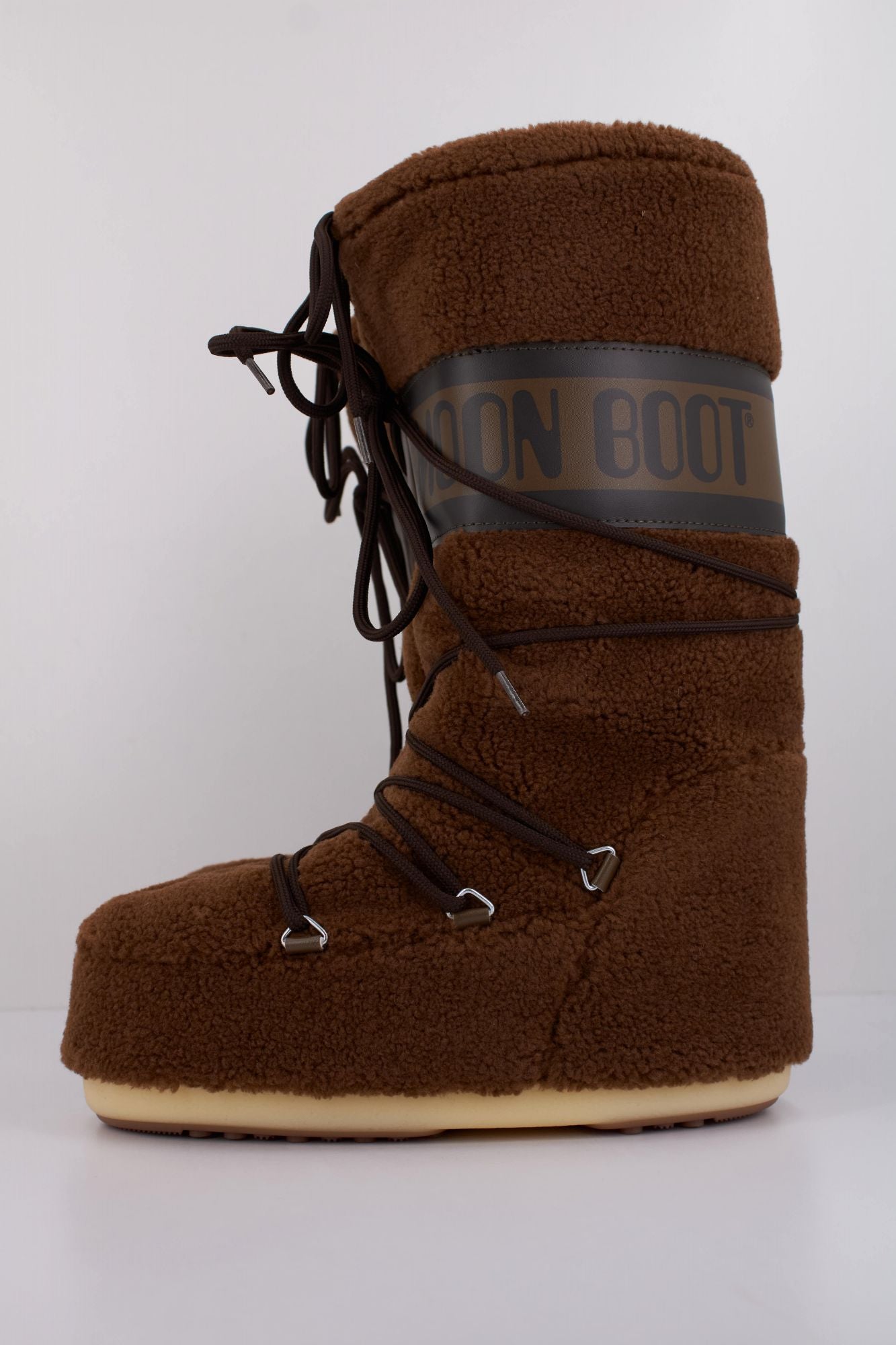 MOON BOOT MB ICON FLEECE en color MARRON (1)