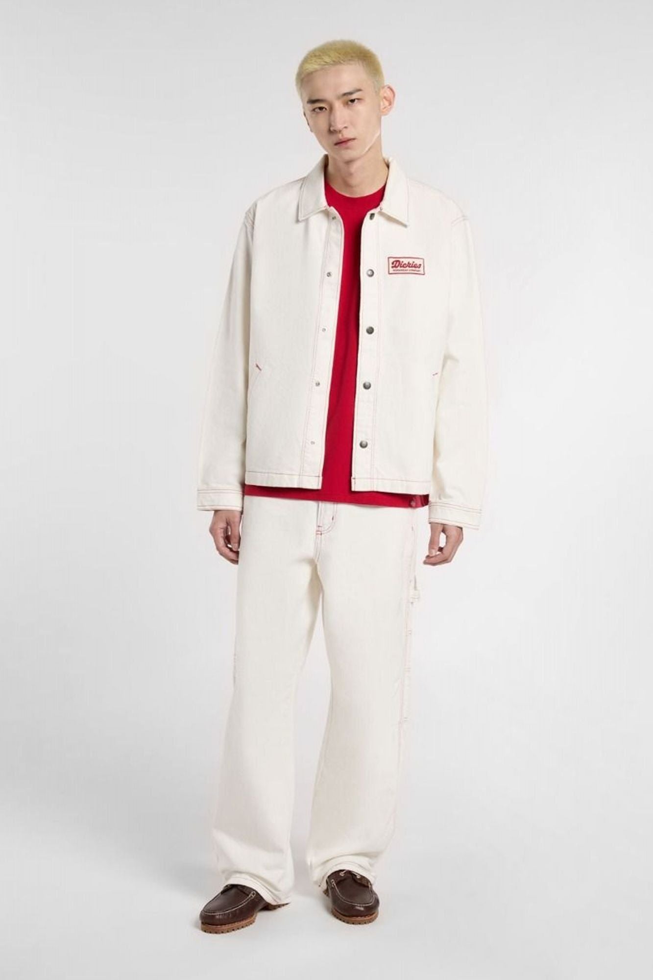 DICKIES LOOSE DENIM PAINTER EG en color BLANCO (4)