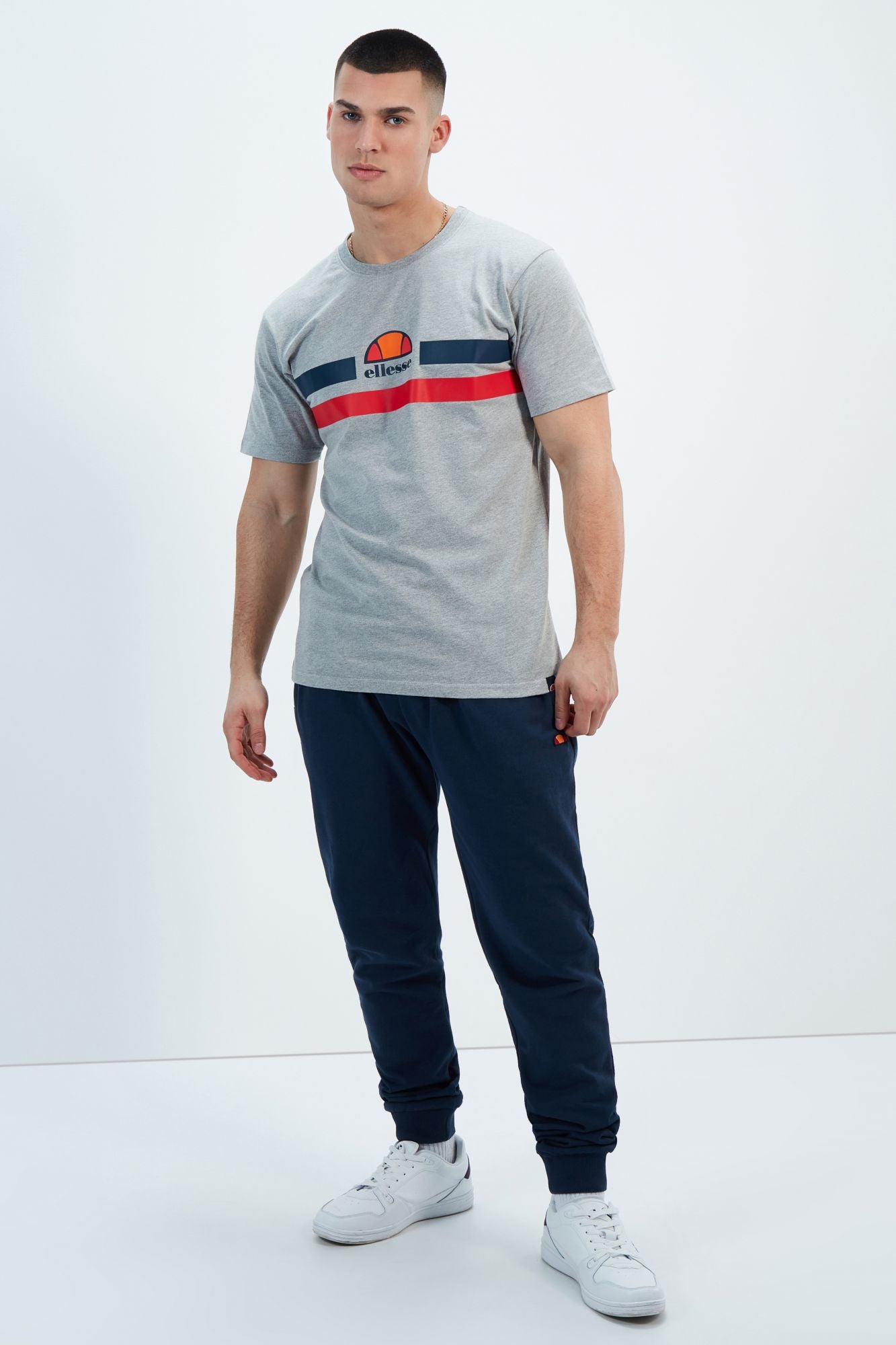 ELLESSE APREL TEE en color GRIS (4)