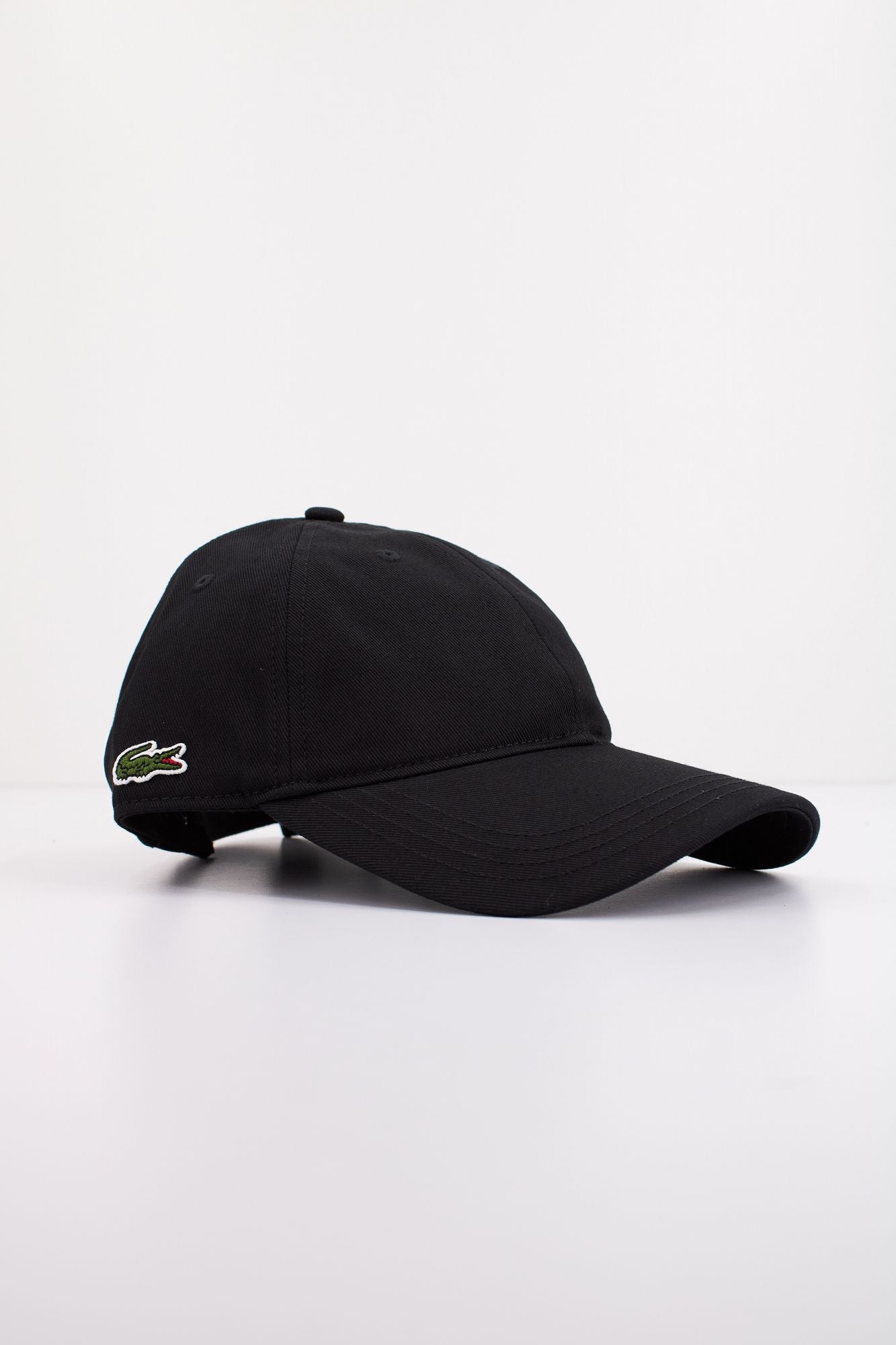 LACOSTE ORGANIC COTTON TWILL CAP en color NEGRO (2)