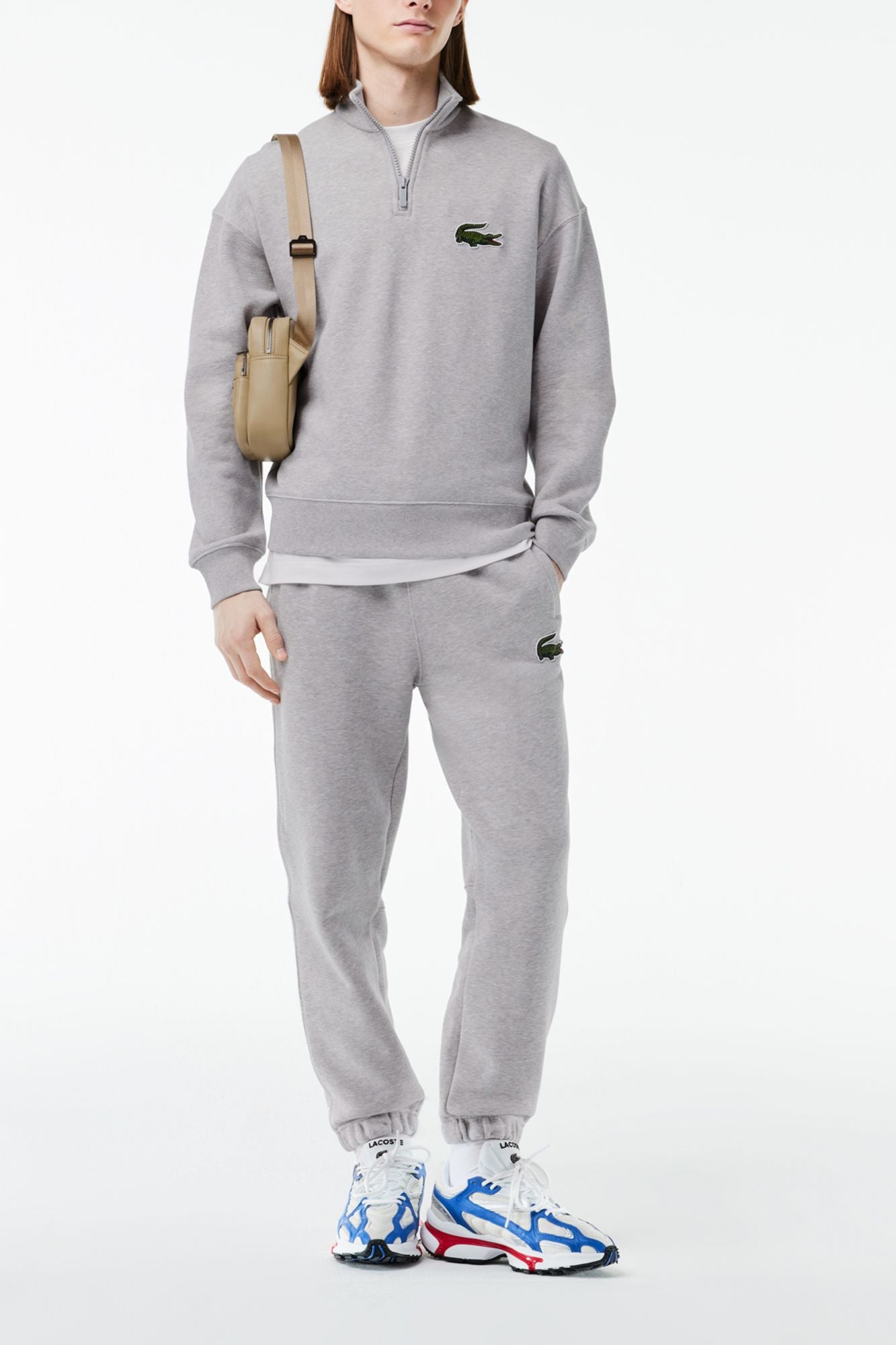 LACOSTE SWEATSHIRT LOOSE FIT en color GRIS (4)