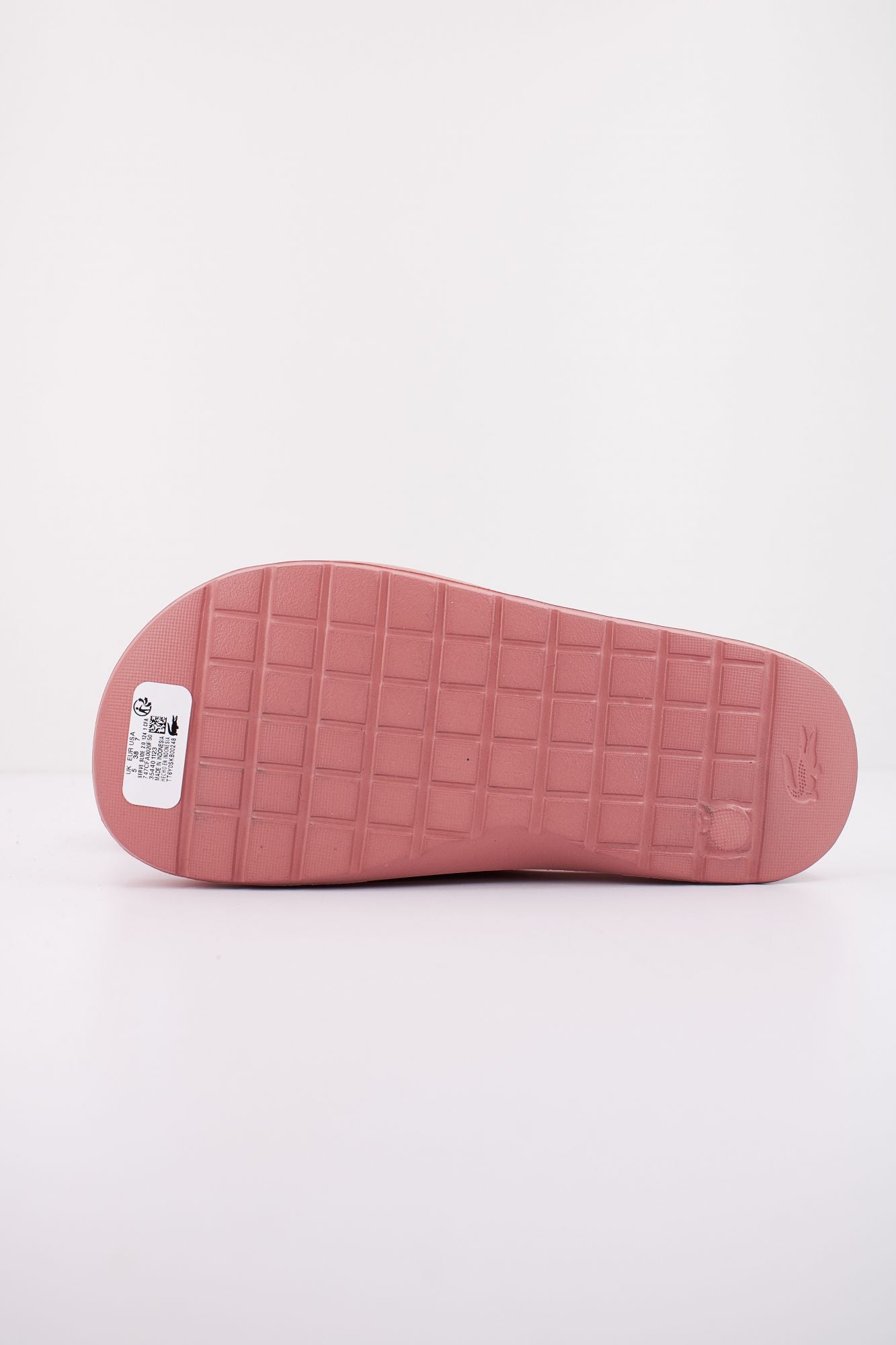 LACOSTE SERVE SLIDE 2.0 SYNTHETIC en color ROSA (4)