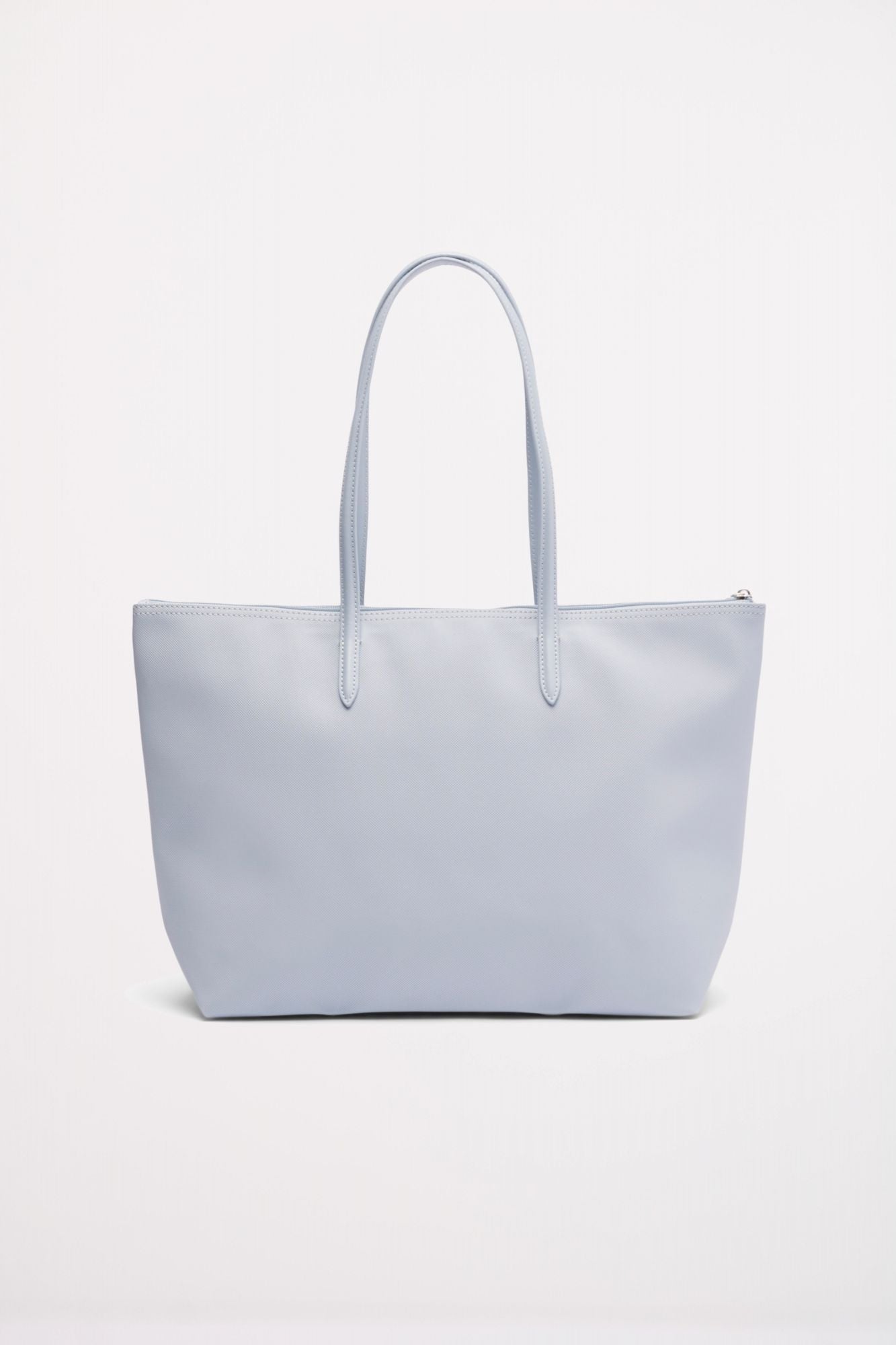 LACOSTE LARGE COATED CANVAS TOTE en color AZUL (2)
