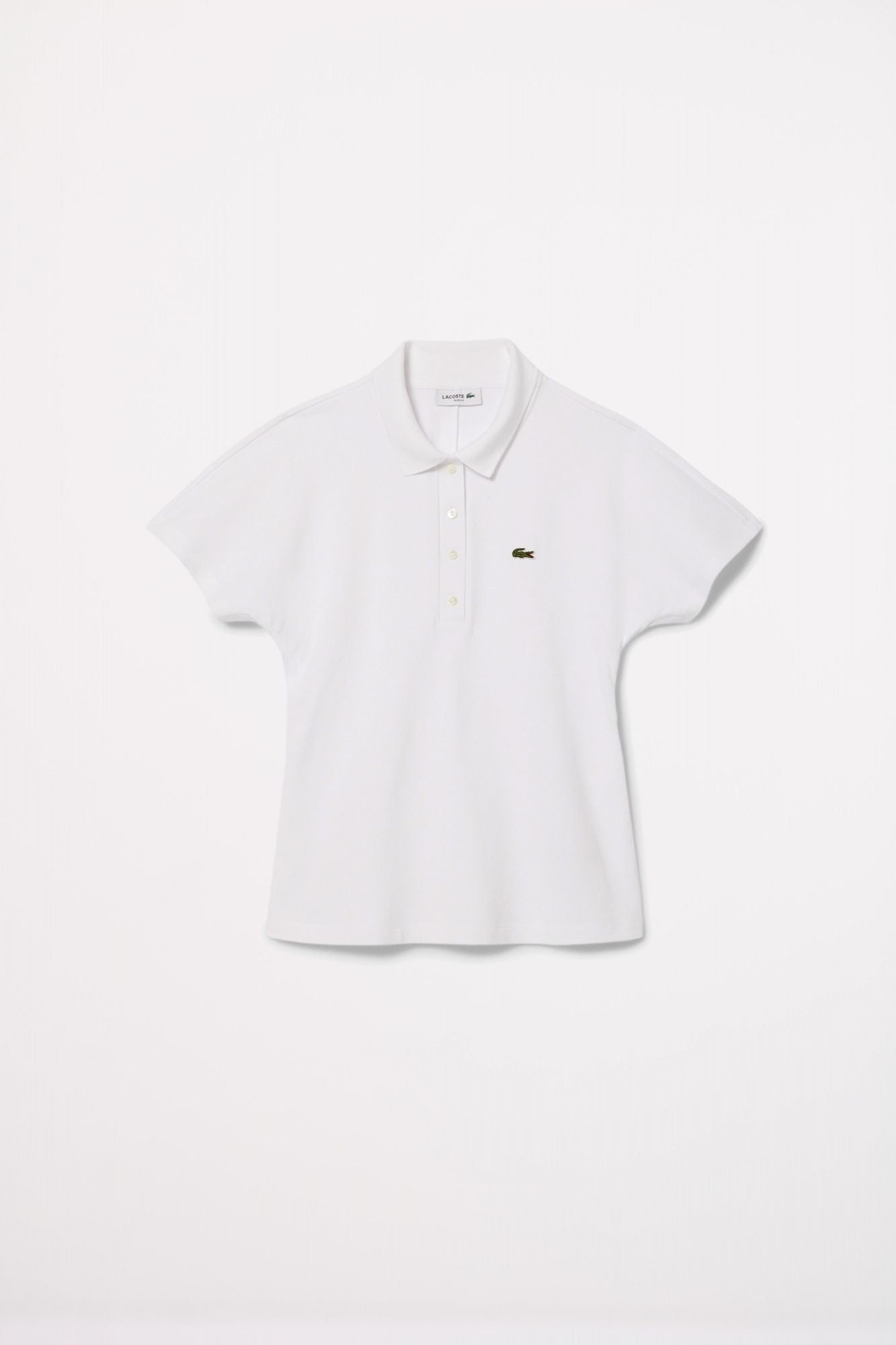LACOSTE LONG SLEEVED RIBBED COLLAR S en color BLANCO (2)