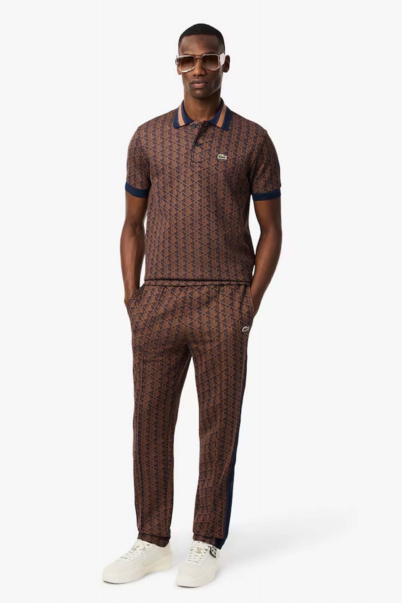 LACOSTE TRACKSUIT TROUSERS en color MARRON (1)
