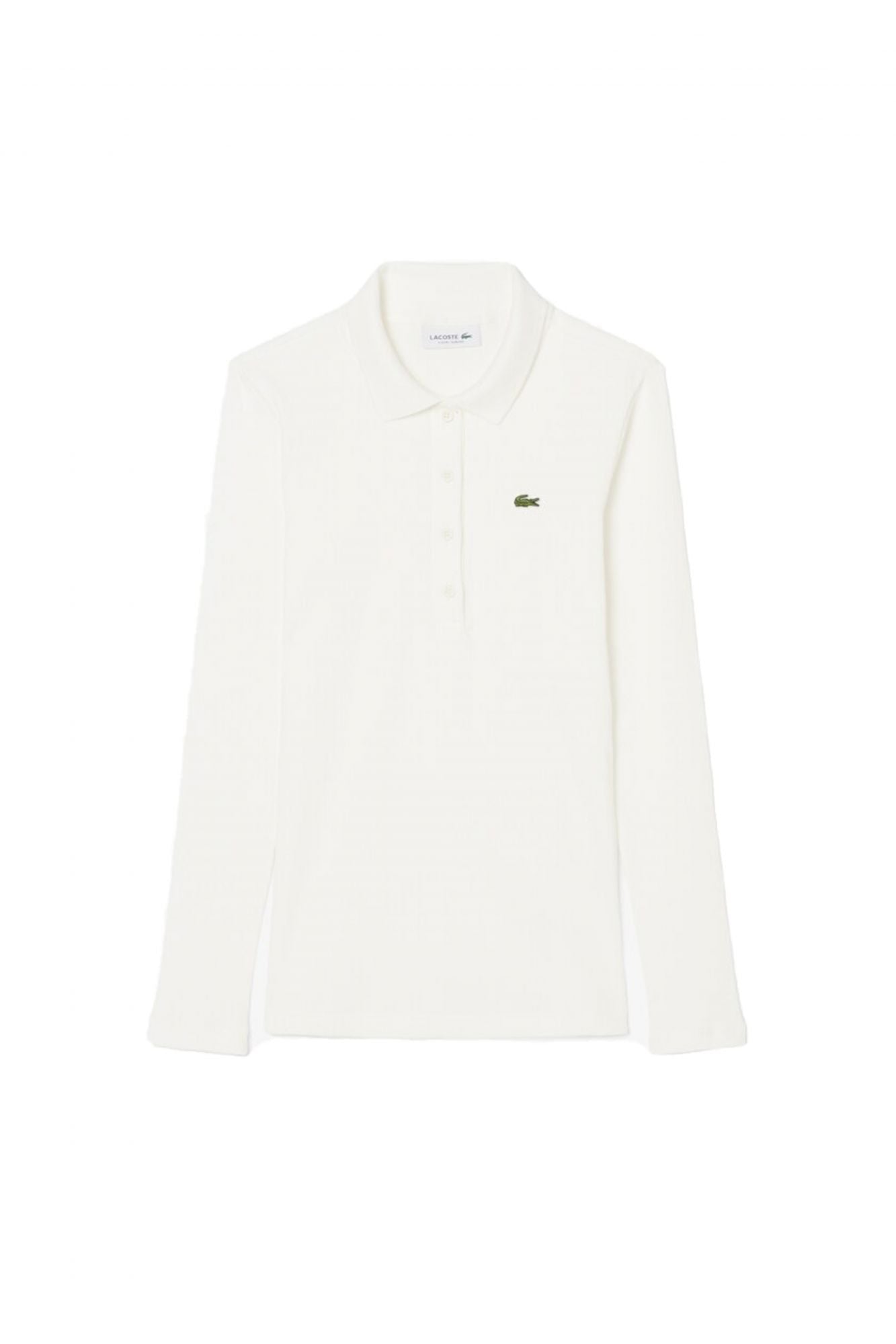 LACOSTE RIBBED COLLAR SHIRT en color BLANCO (2)