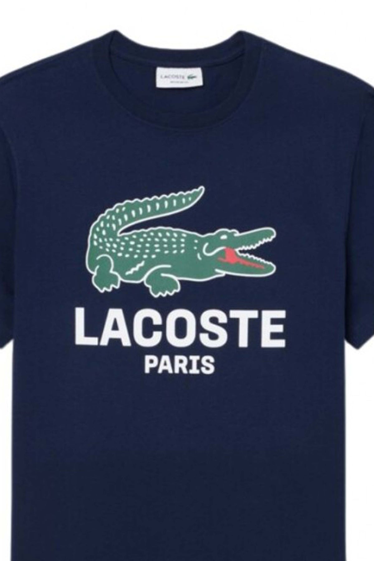 LACOSTE TEE SHIRT TURTLE NECK en color AZUL (3)