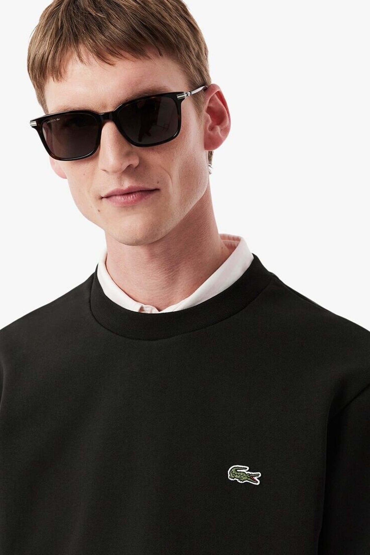 LACOSTE SWEATSHIRT en color NEGRO (4)