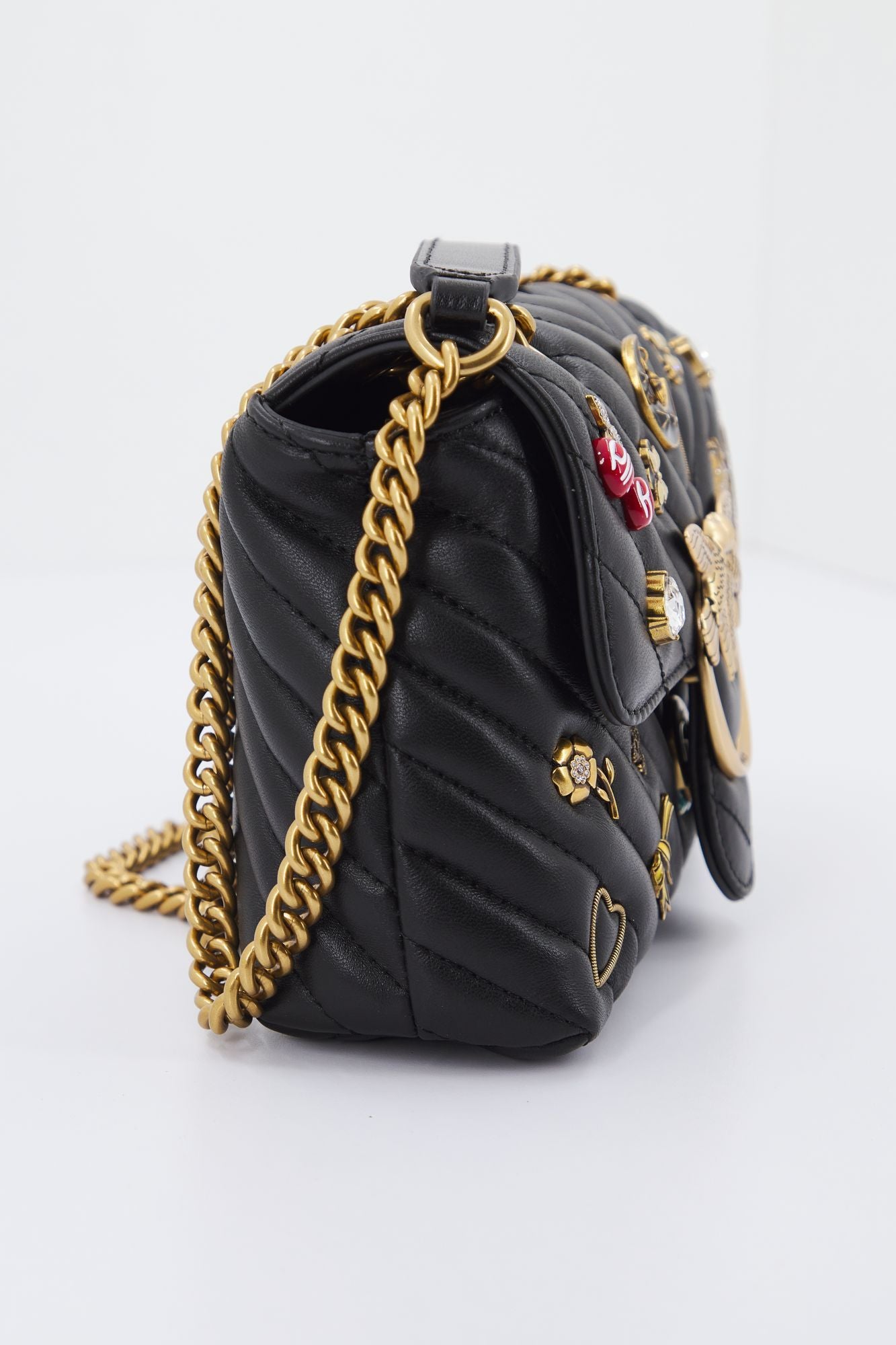 PINKO LOVE MINI LADY PUFF en color NEGRO (2)