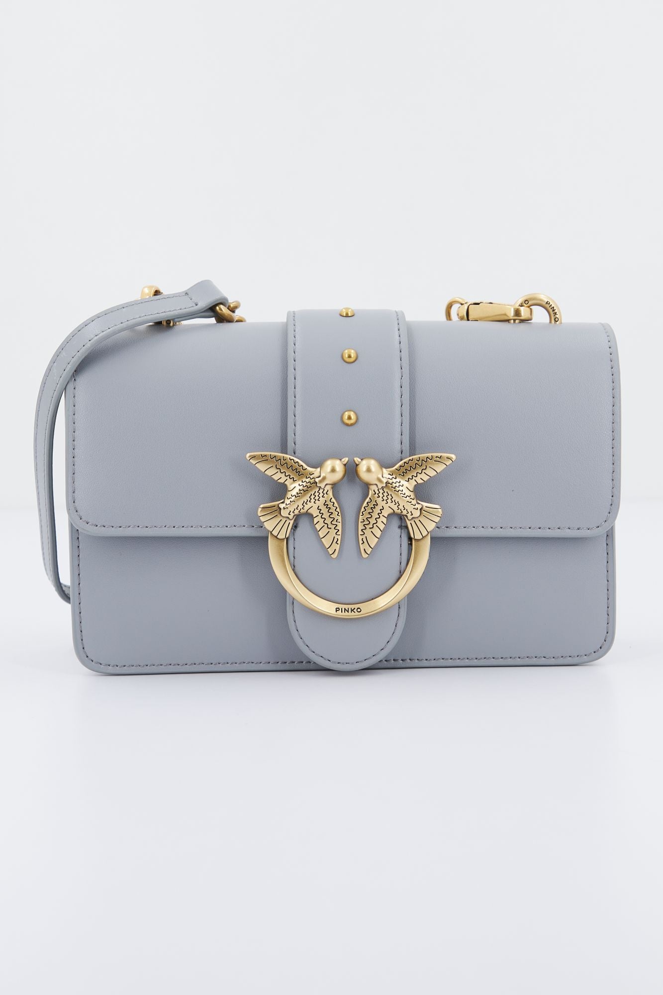 PINKO LOVE MINI ICON SIMPLY en color GRIS (1)
