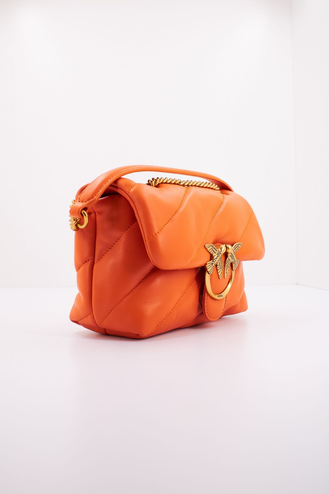 PINKO LOVE MINI PUFF CL SHEEP en color NARANJA (2)