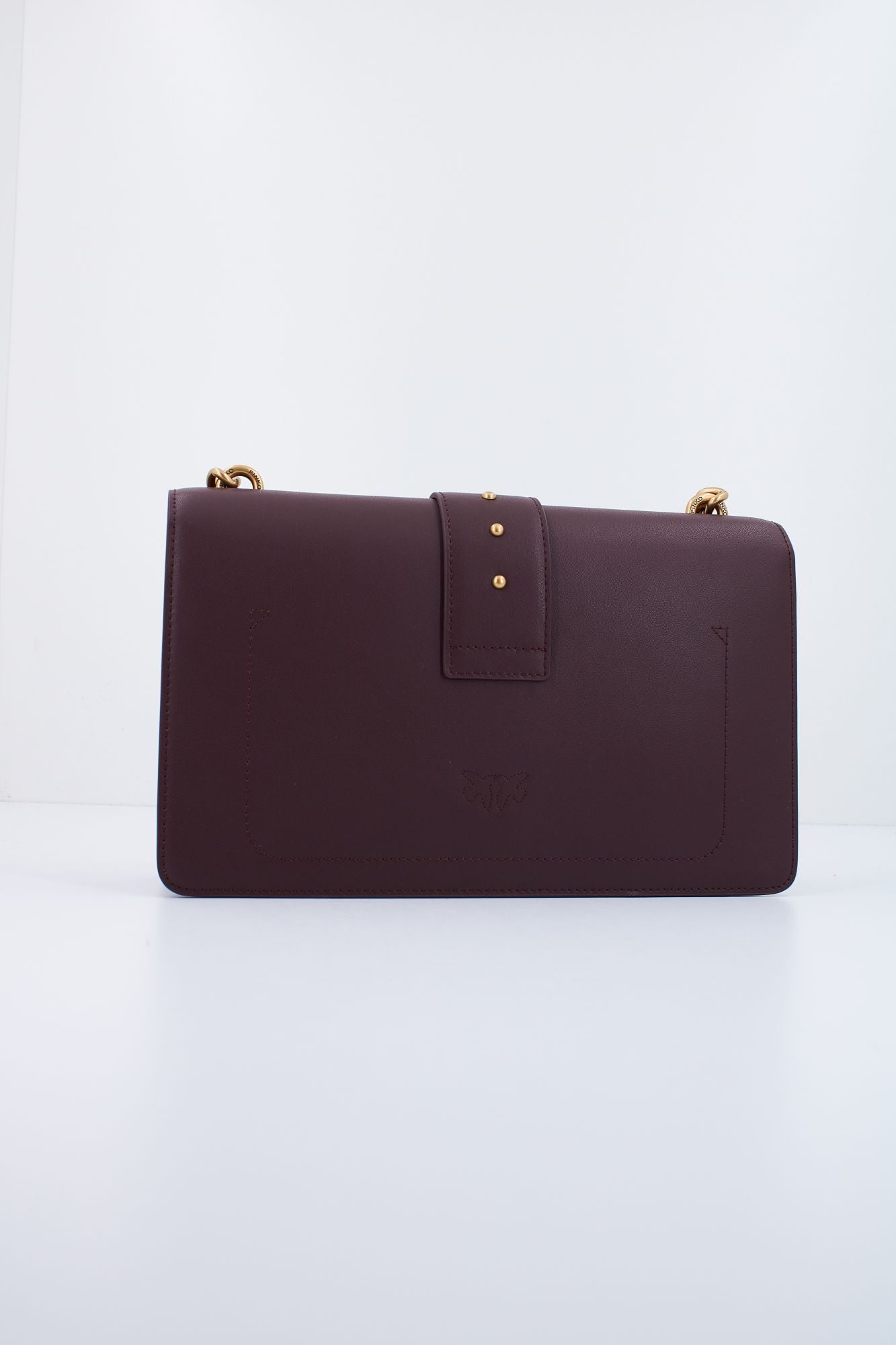 PINKO LOVE ONE CLASSIC C en color BURDEOS (2)