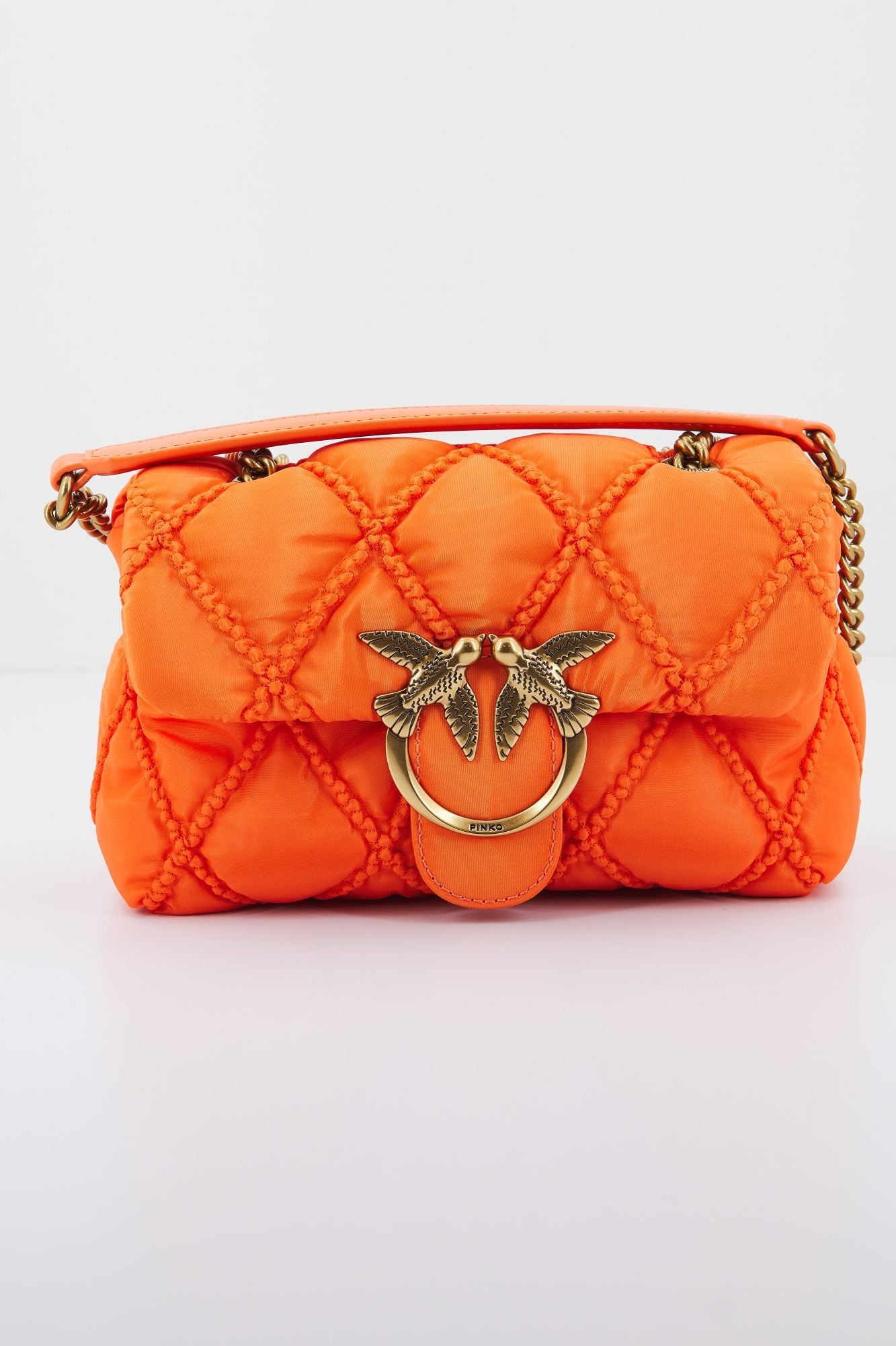 PINKO LOVE MINI PUFF CL en color NARANJA (5)