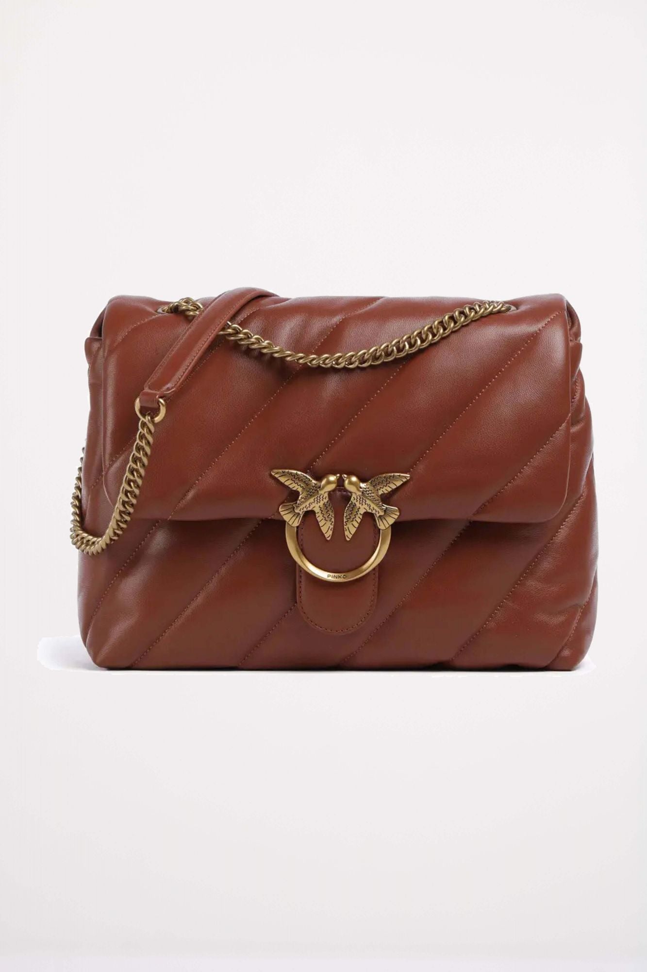 PINKO LOVE PUFF BIG CL SHEEP en color MARRON (1)