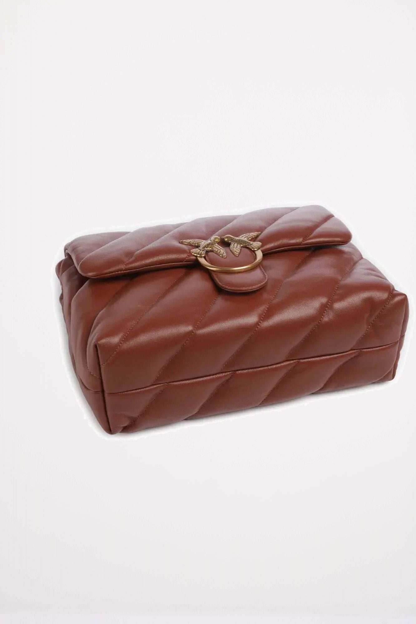 PINKO LOVE PUFF BIG CL SHEEP en color MARRON (3)
