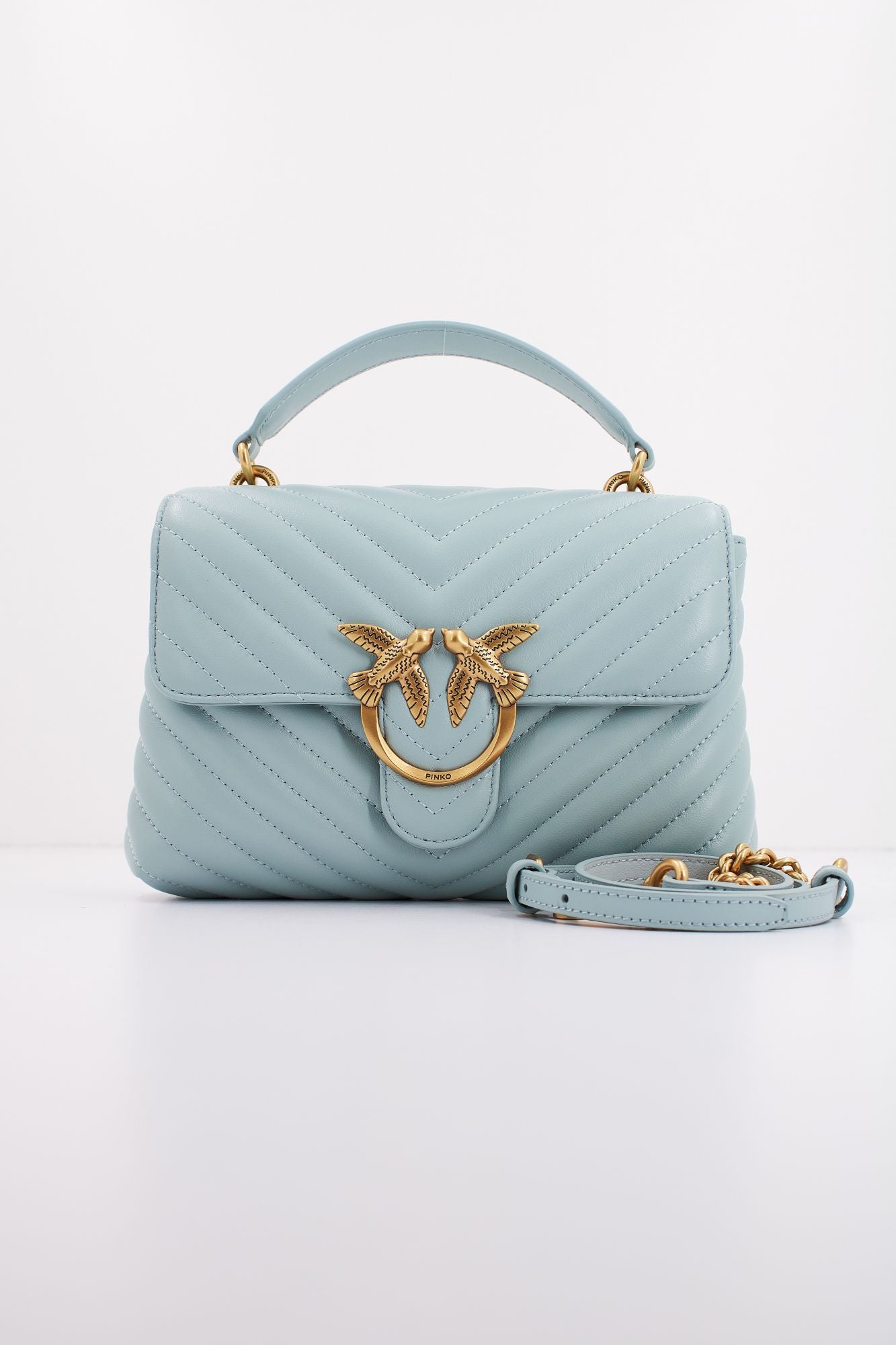 PINKO LOVE LADY PUFF MINI CL en color VERDE (1)