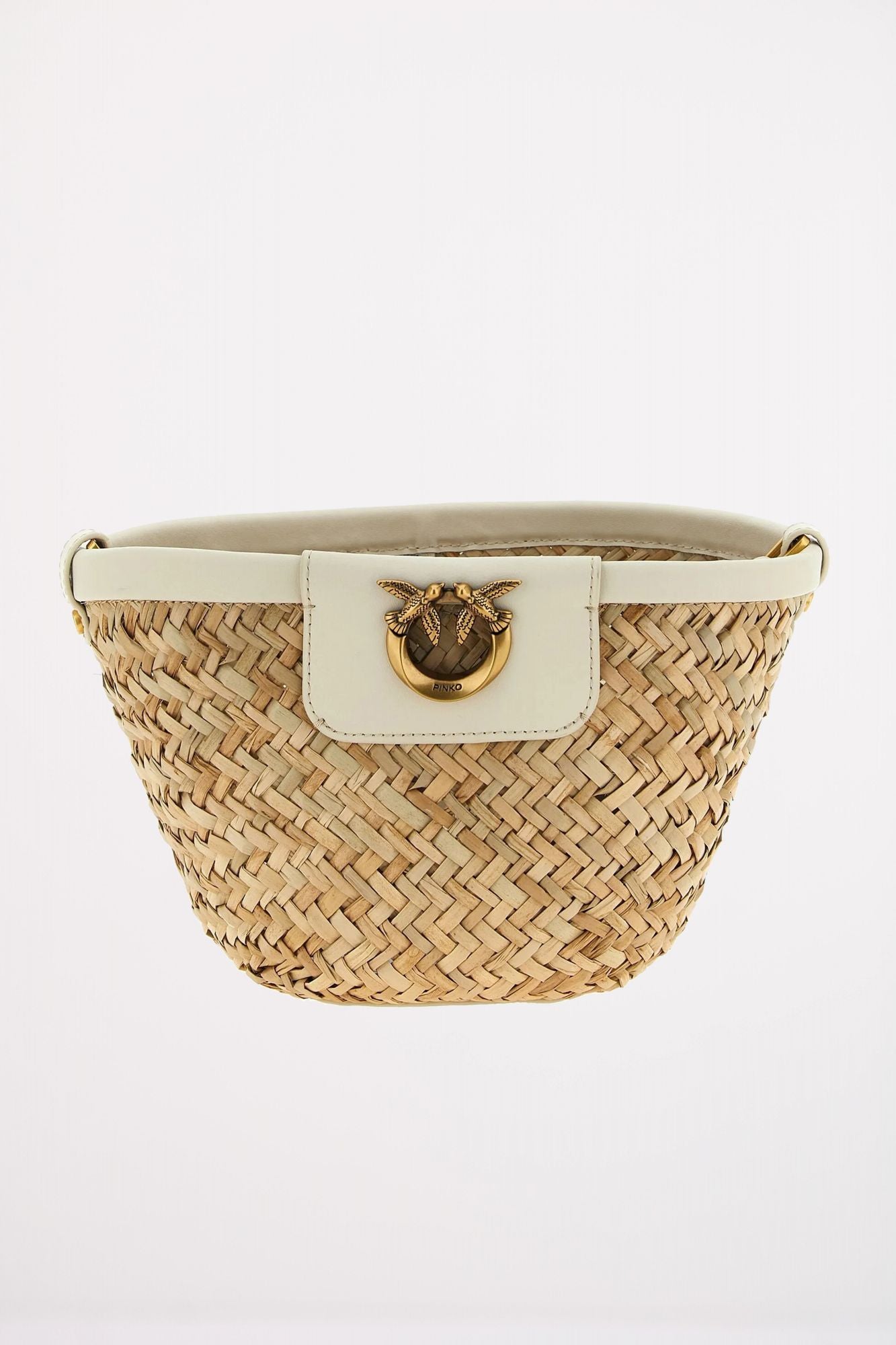 PINKO LOVE SUMMER BUCKET en color BLANCO (1)