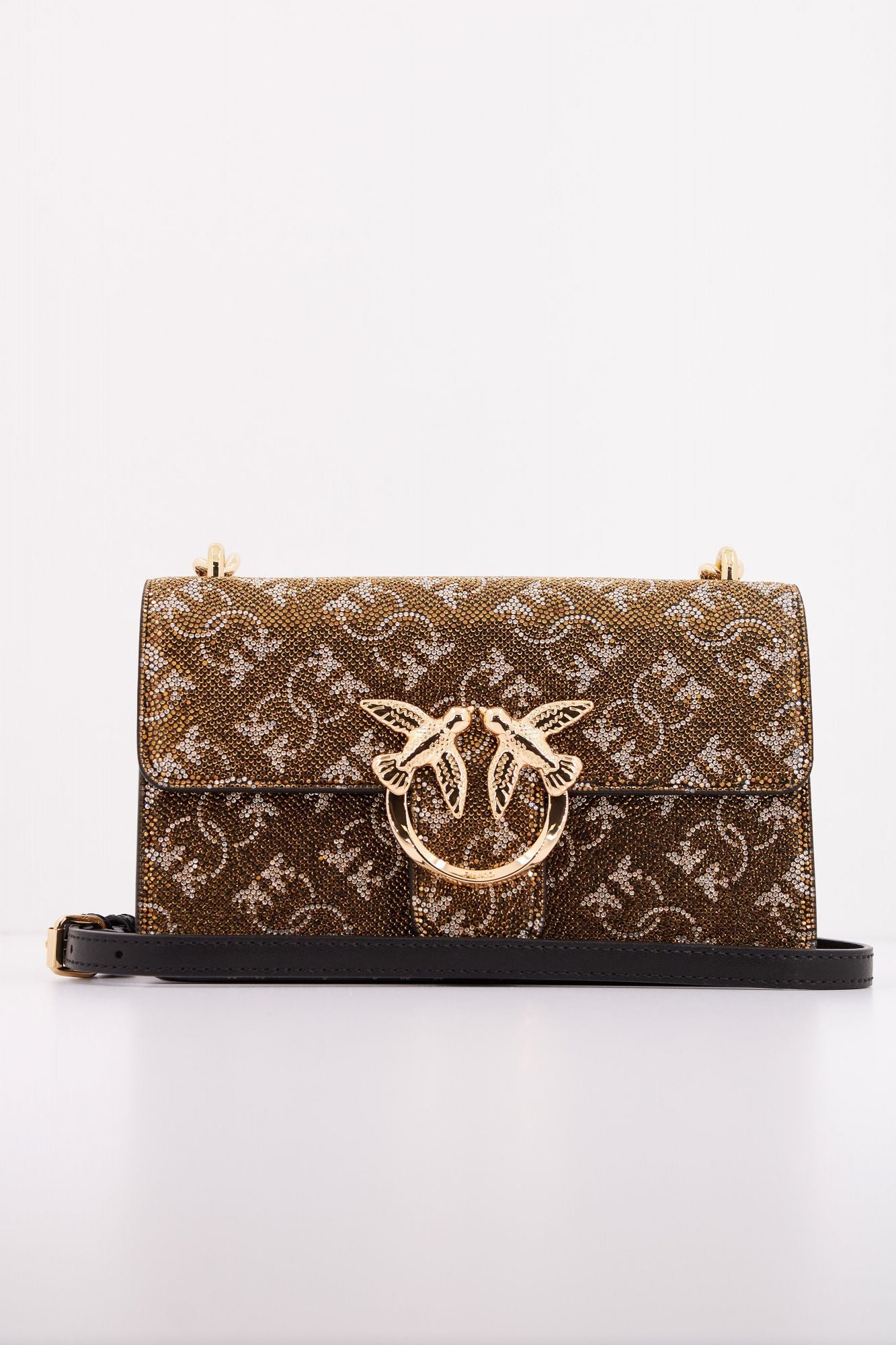 PINKO LOVE ONE MINI LIGHT CL en color ORO (1)