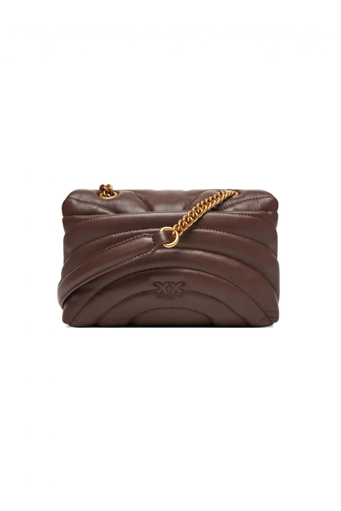 PINKO A1EX LOVE PUFF MINI CL SHEEP en color MARRON (2)