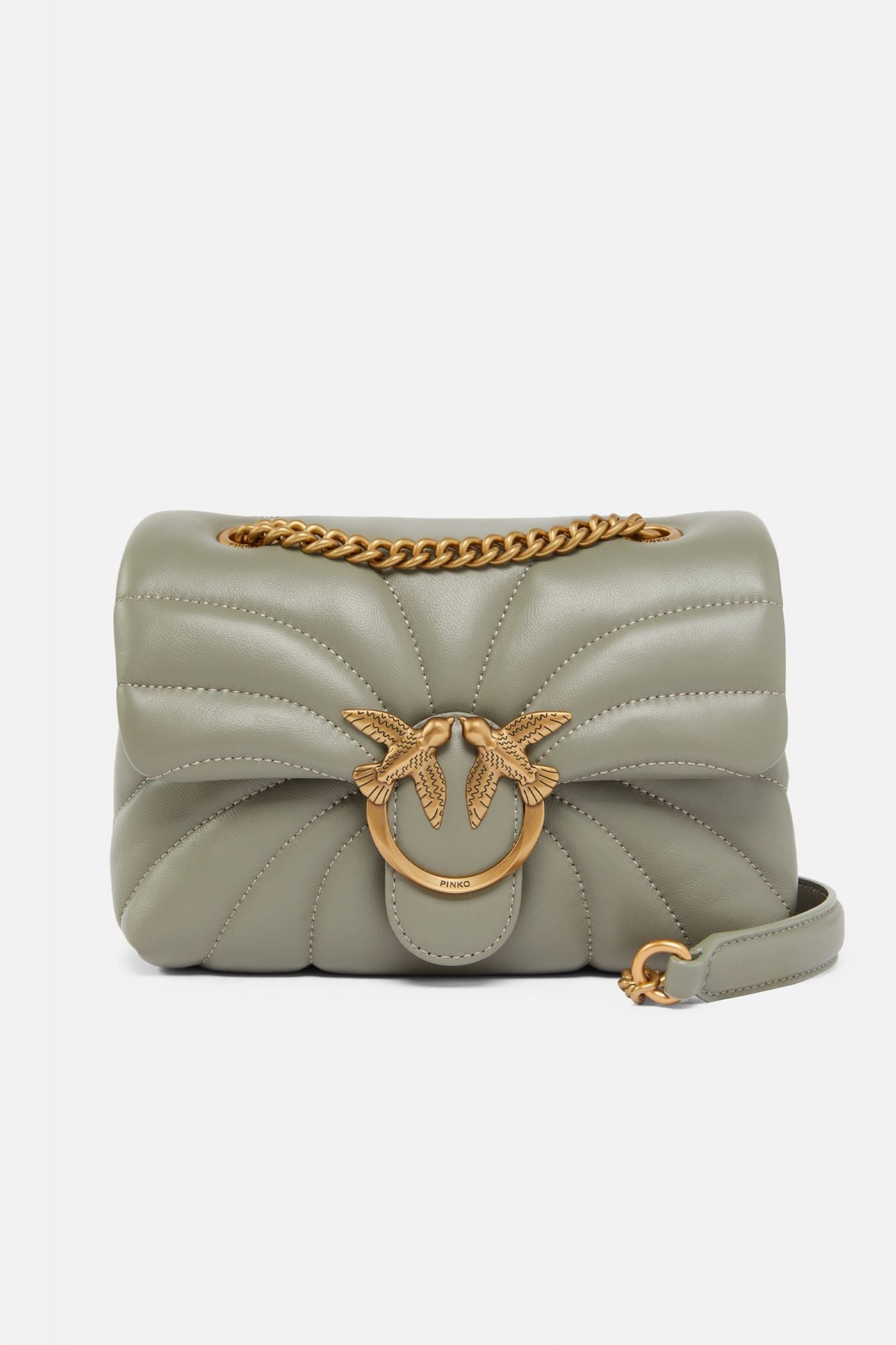 PINKO LOVE MINI PUFF CL en color VERDE (1)