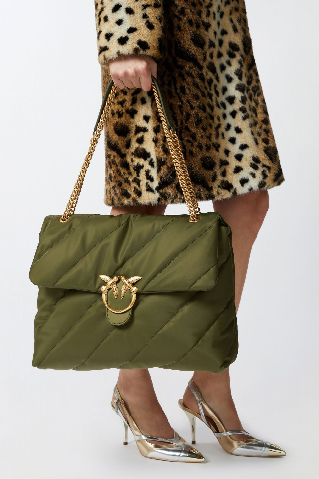 PINKO LOVE PUFF EXTRA CL en color VERDE (5)