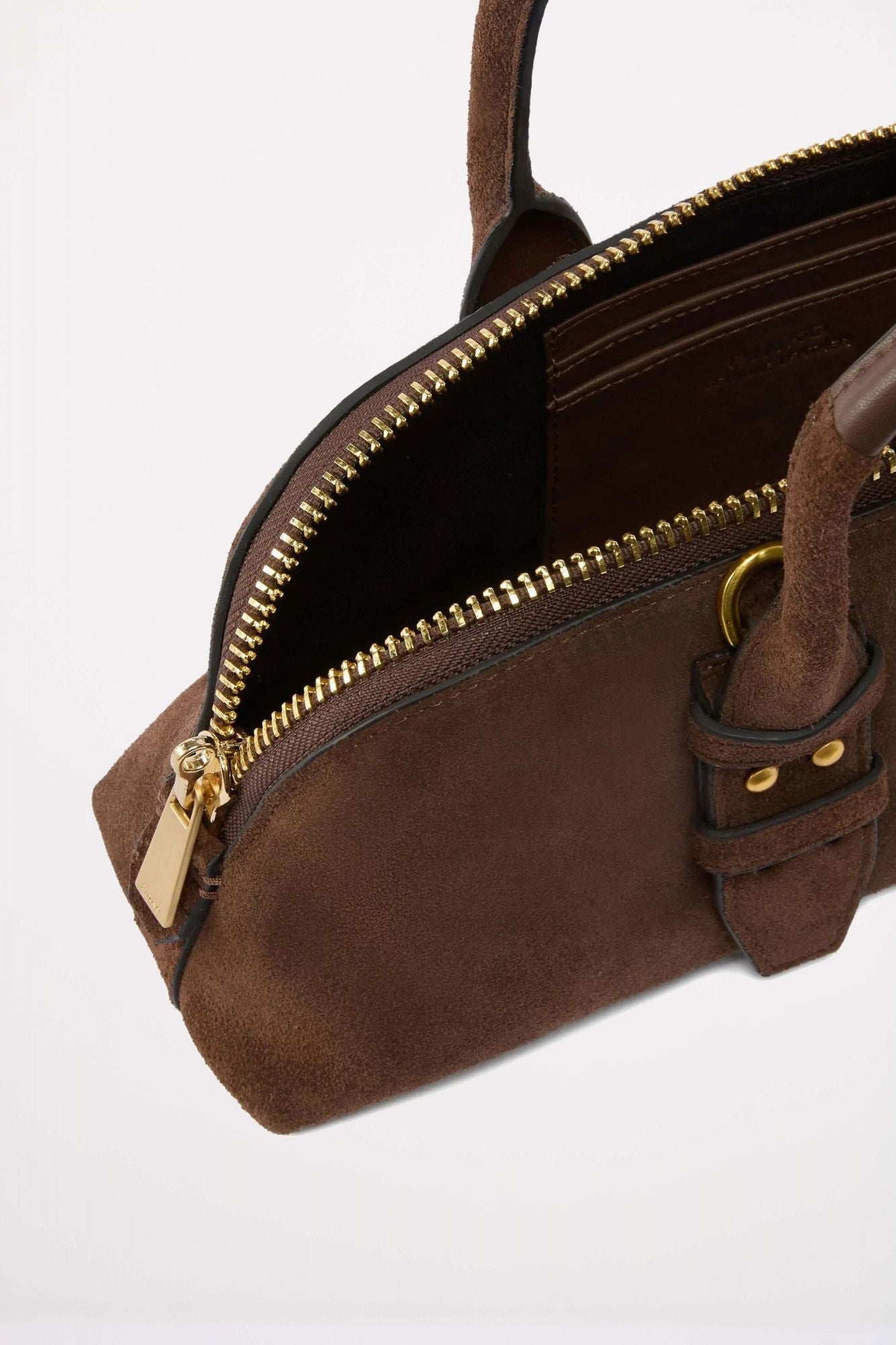 PINKO BOWLING BAG BAGUETTE SU en color MARRON (4)