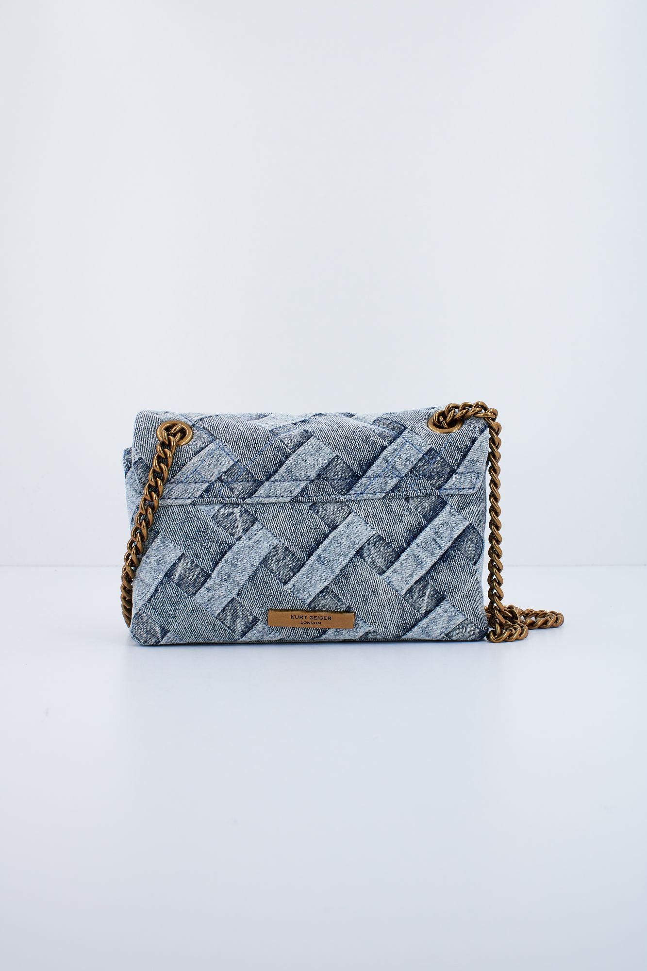 KURT GEIGER LONDON MINI KENSINGTON SOFT BA en color AZUL (3)