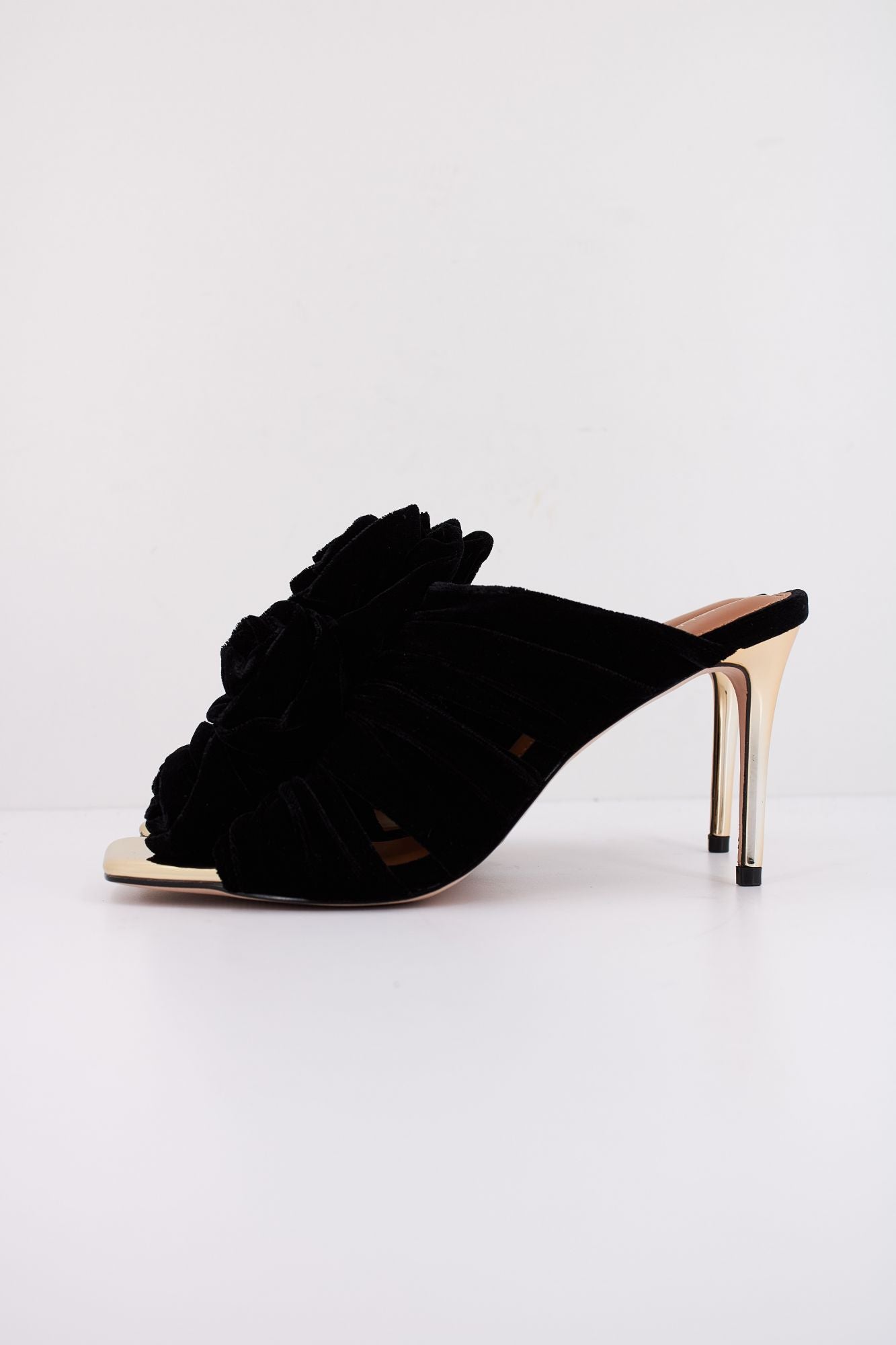 KURT GEIGER LONDON BLOOM MULE en color NEGRO (1)