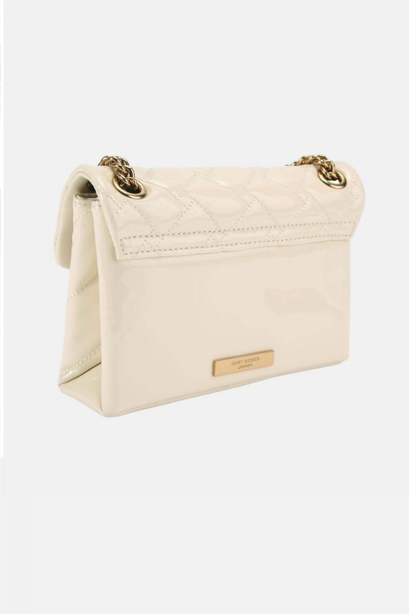 KURT GEIGER LONDON LEATHER MINI KENSINGTON en color NUDE (3)