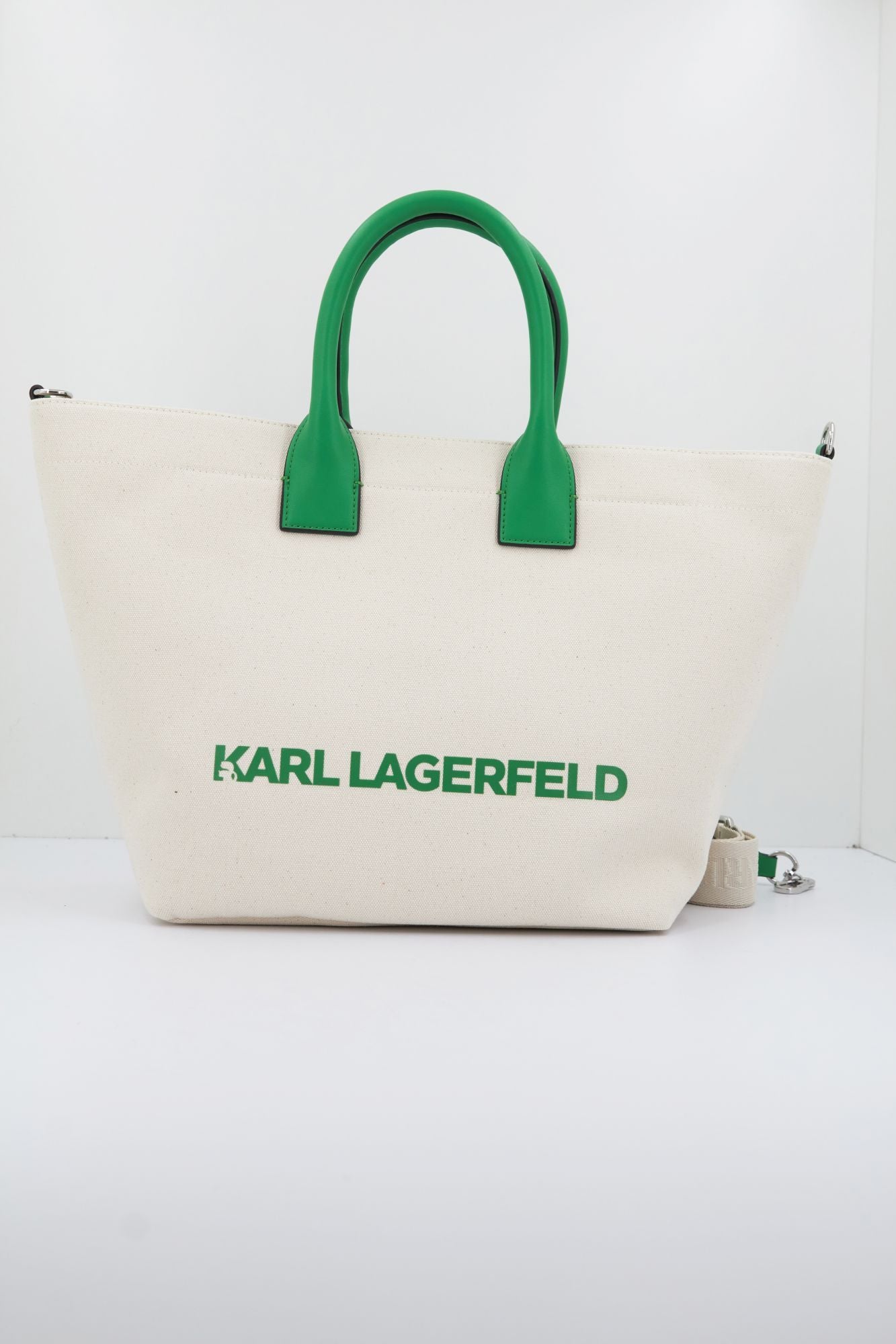 KARL LAGERFELD ICON K CANVAS en color BLANCO (4)