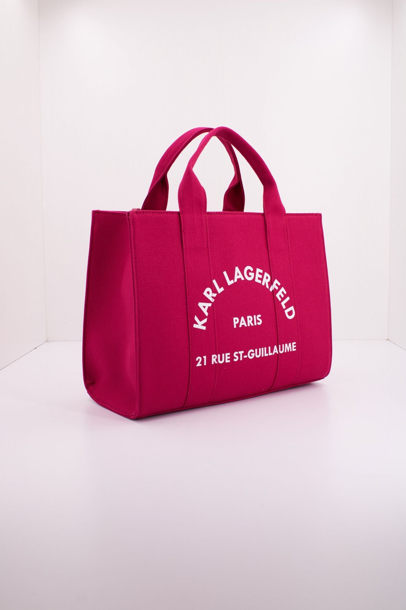 KARL LAGERFELD RSG SQUARE MEDIUM TOTE en color ROJO (2)
