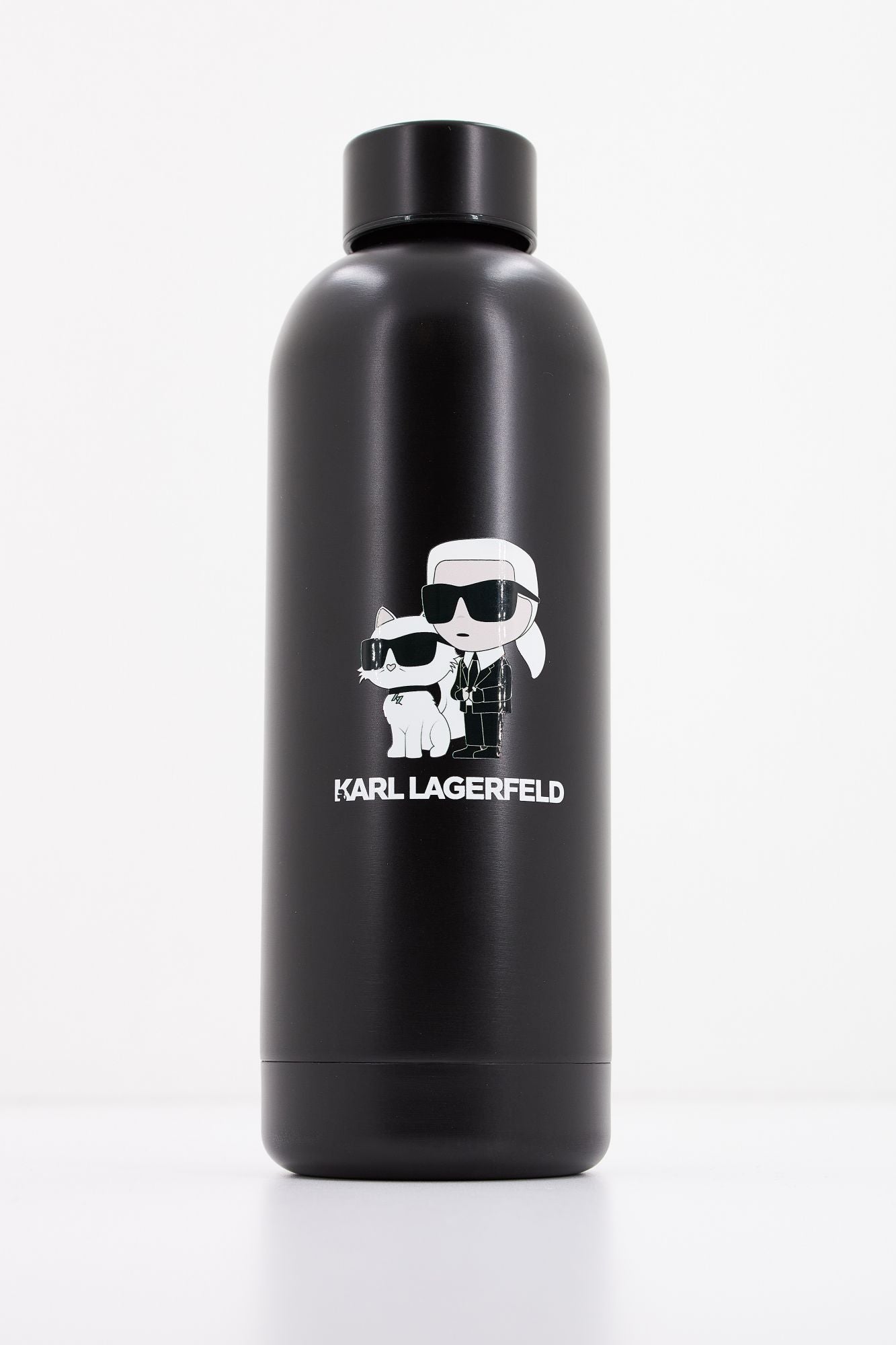 KARL LAGERFELD K/IKONIK 2.0 WATER BOTTLE en color NEGRO (1)