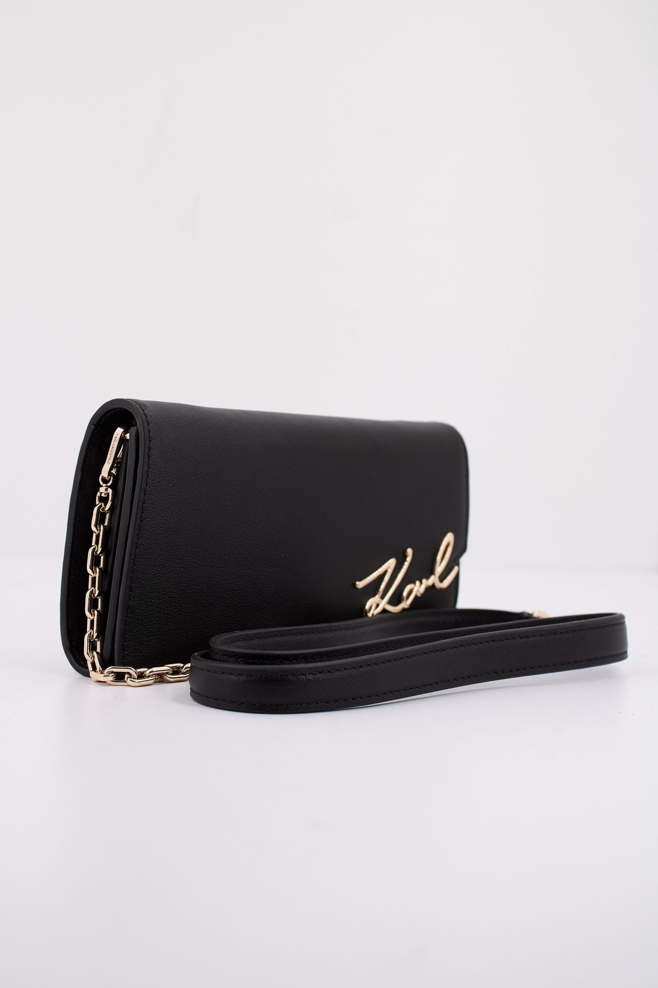 KARL LAGERFELD SIGNATURE CB WALLET GP en color NEGRO (2)