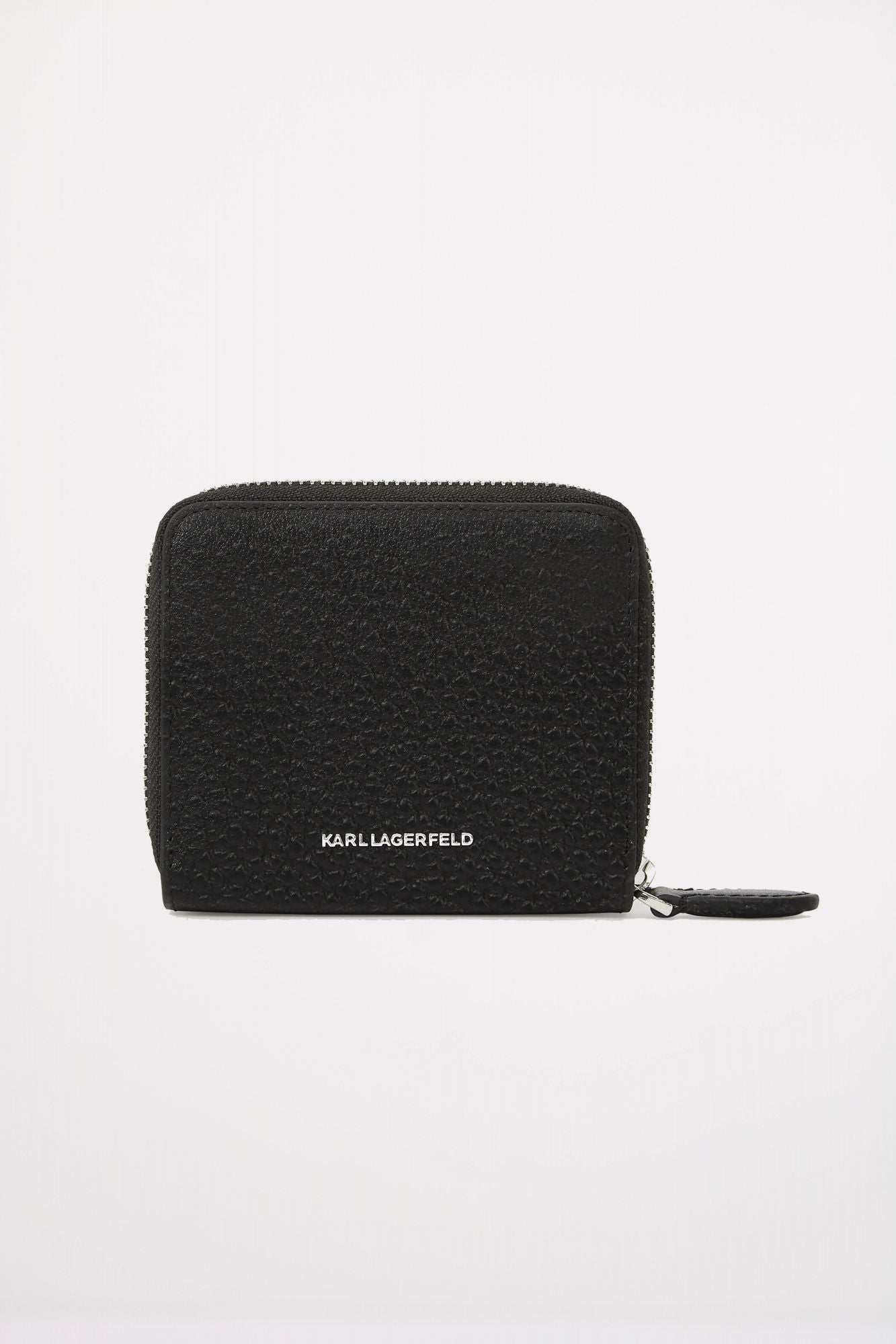 KARL LAGERFELD IKON PEBBLE MD BIFOLD WLLT en color NEGRO (2)
