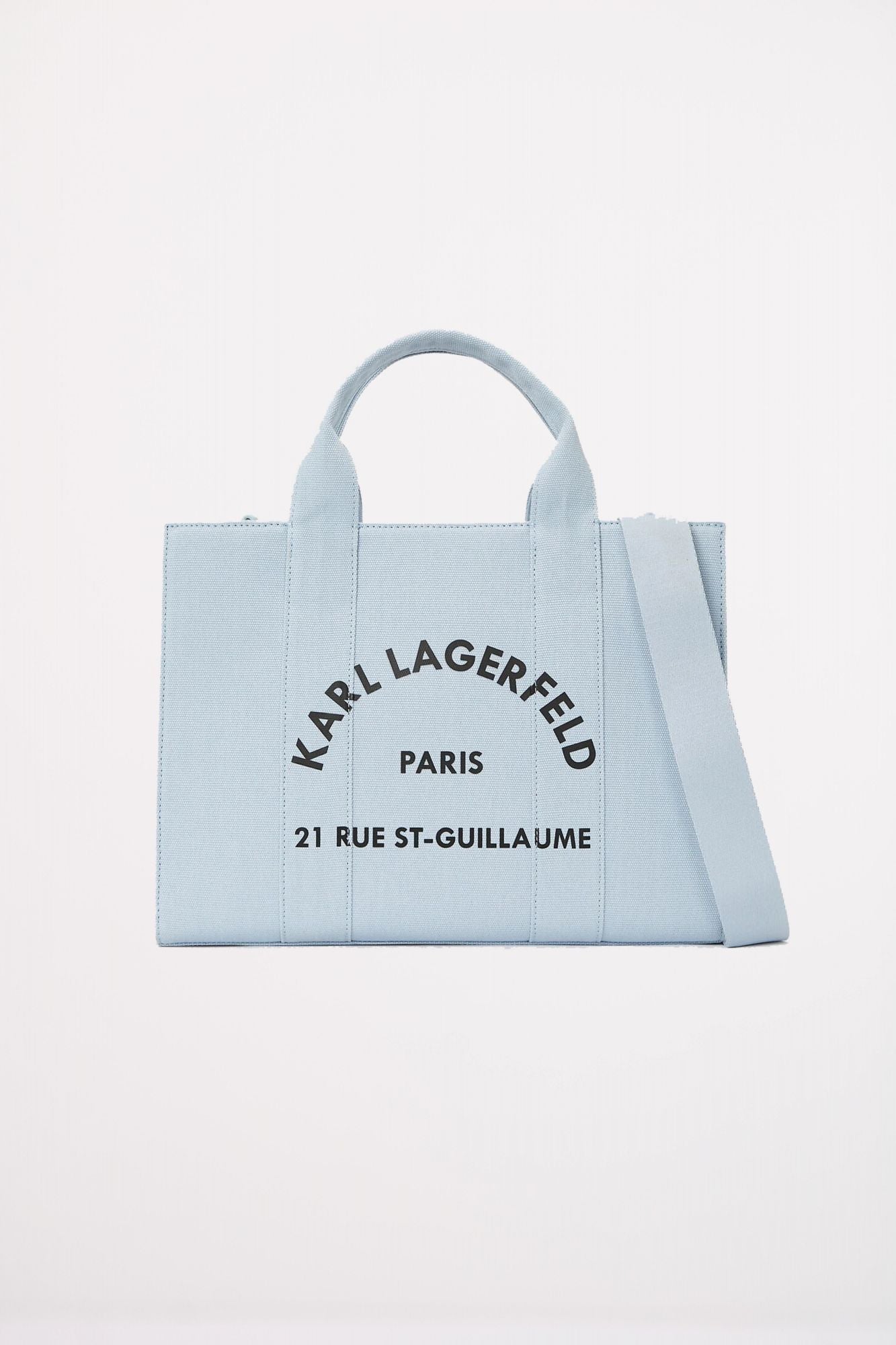 KARL LAGERFELD RSG SQUARE MEDIUM TOTE en color AZUL (1)