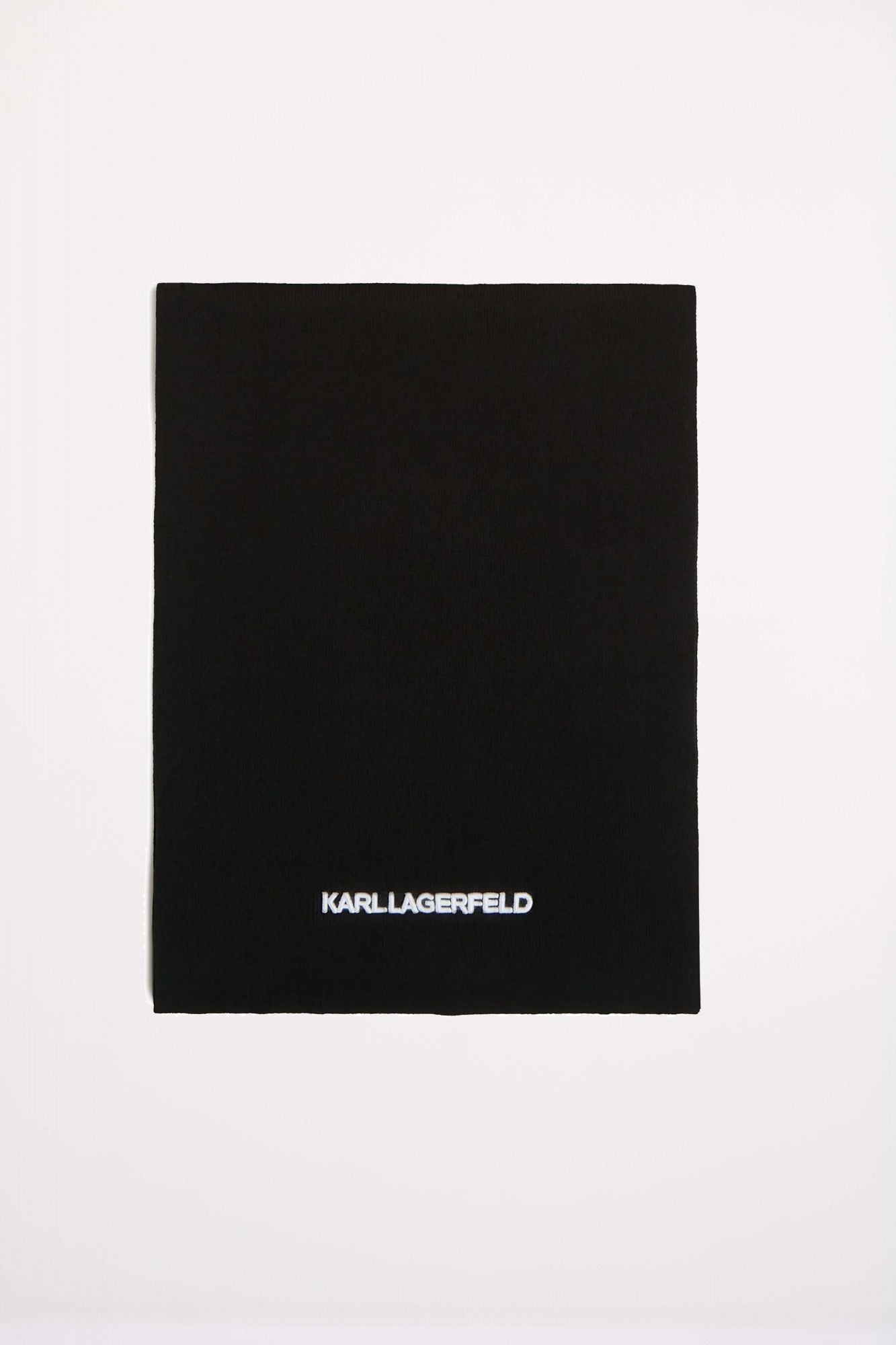 KARL LAGERFELD K ESSENTIAL SCARF en color NEGRO (1)
