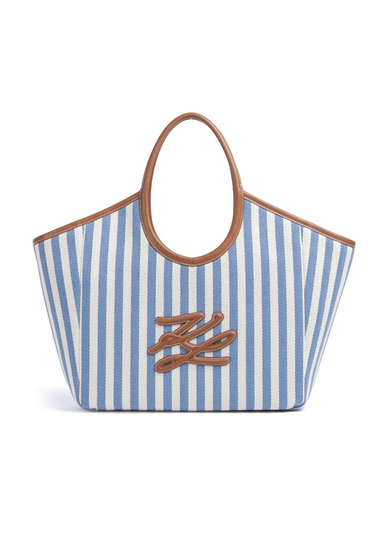 KARL LAGERFELD STRIPE CANVAS en color AZUL (3)