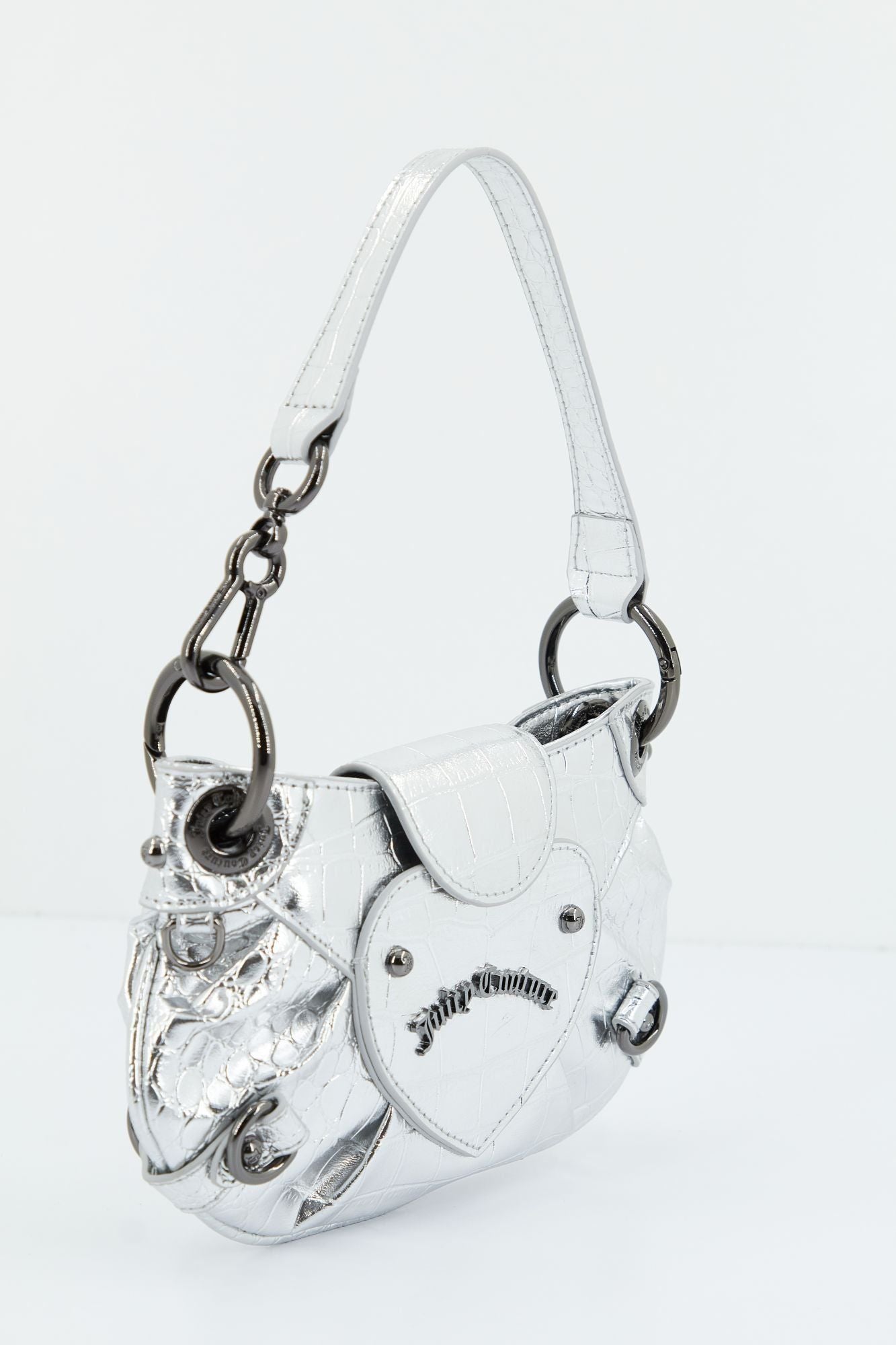 JUICY COUTURE LOVE MET CROCO VERS BAGTT en color PLATA (2)