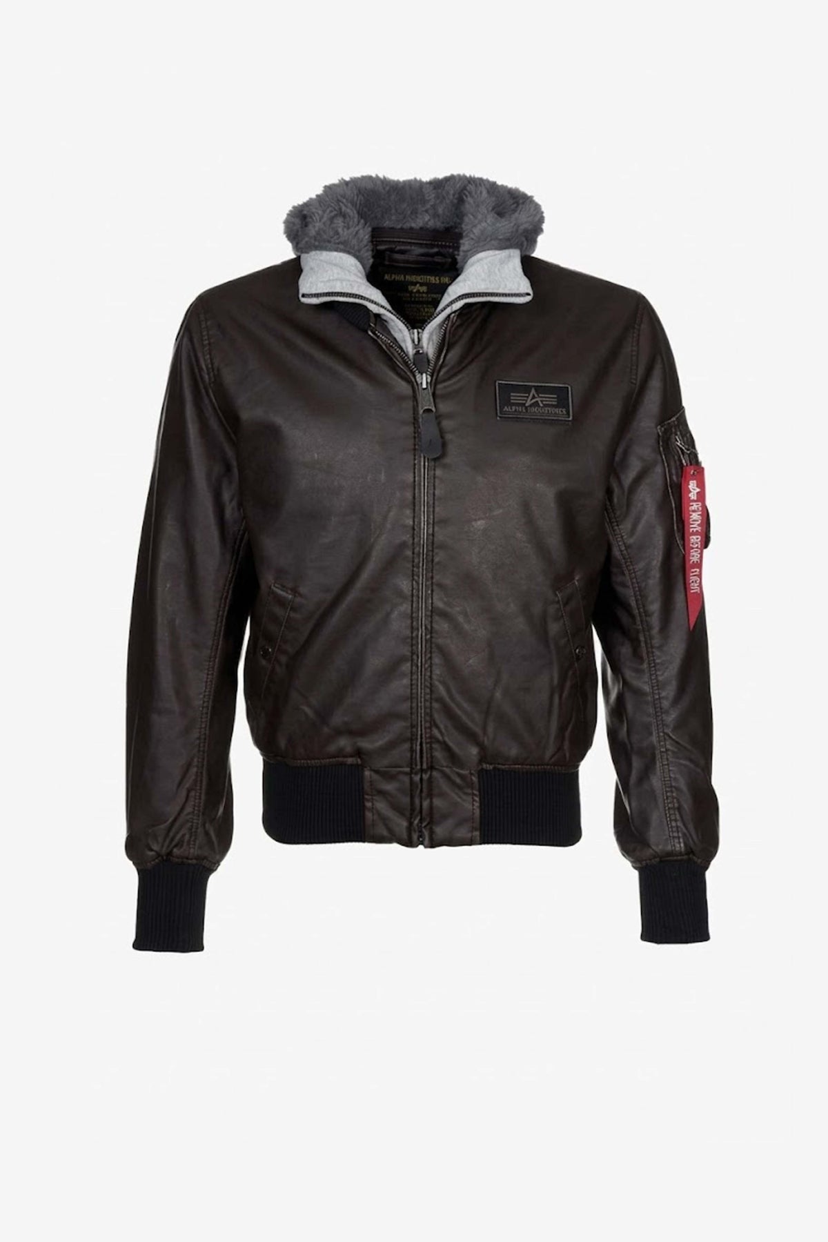 ALPHA INDUSTRIES MA-1 D-TEC FL en color NEGRO (1)