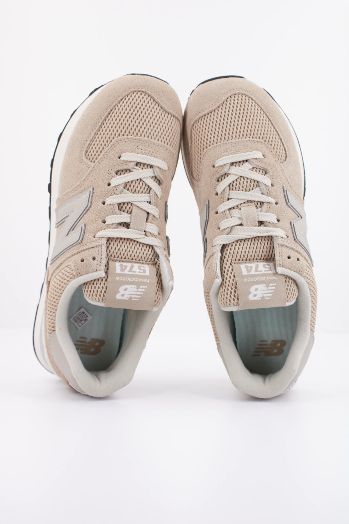 NEW BALANCE W574 en color MARRON CLARO (3)